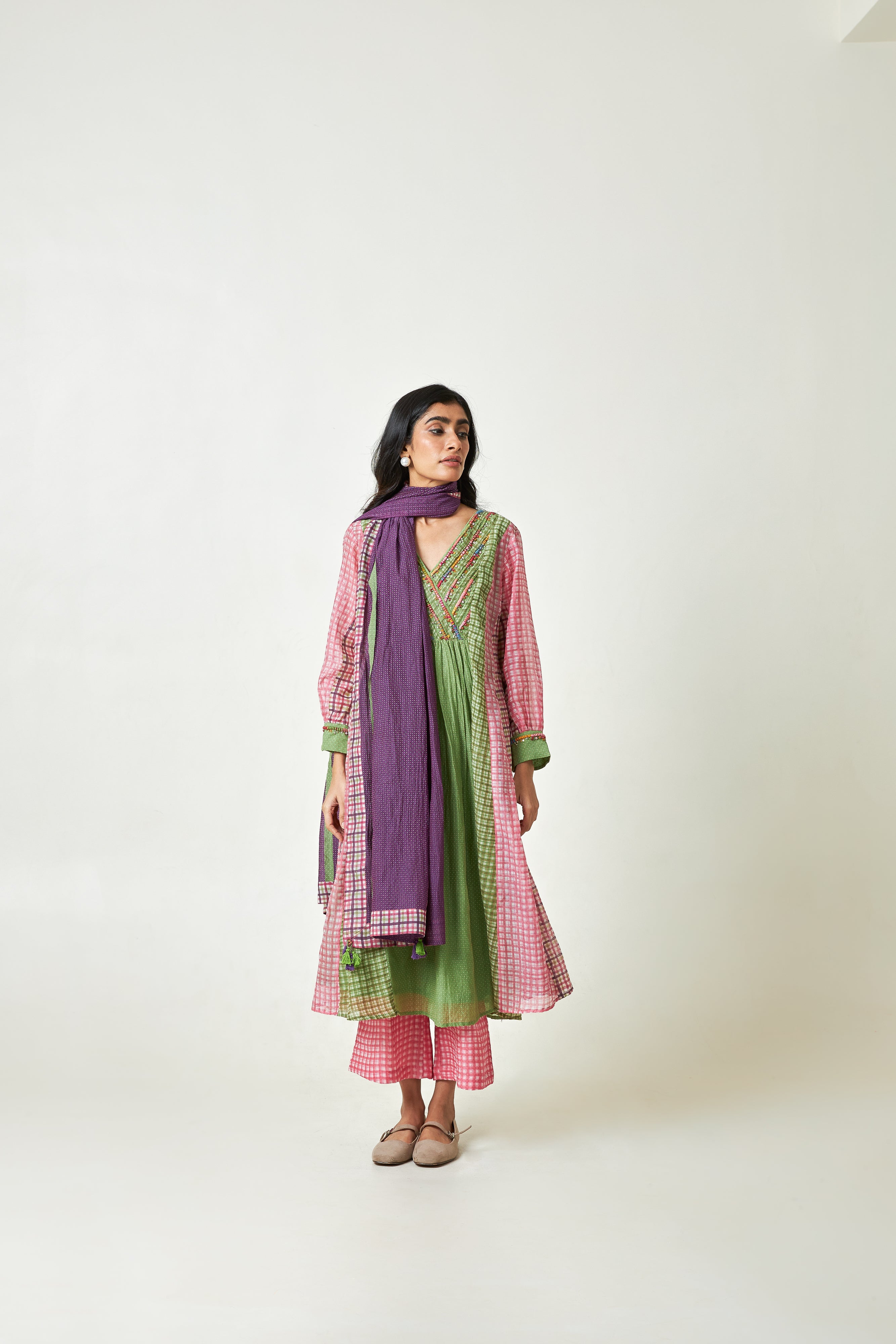 Roseglow Block Printed Dupatta