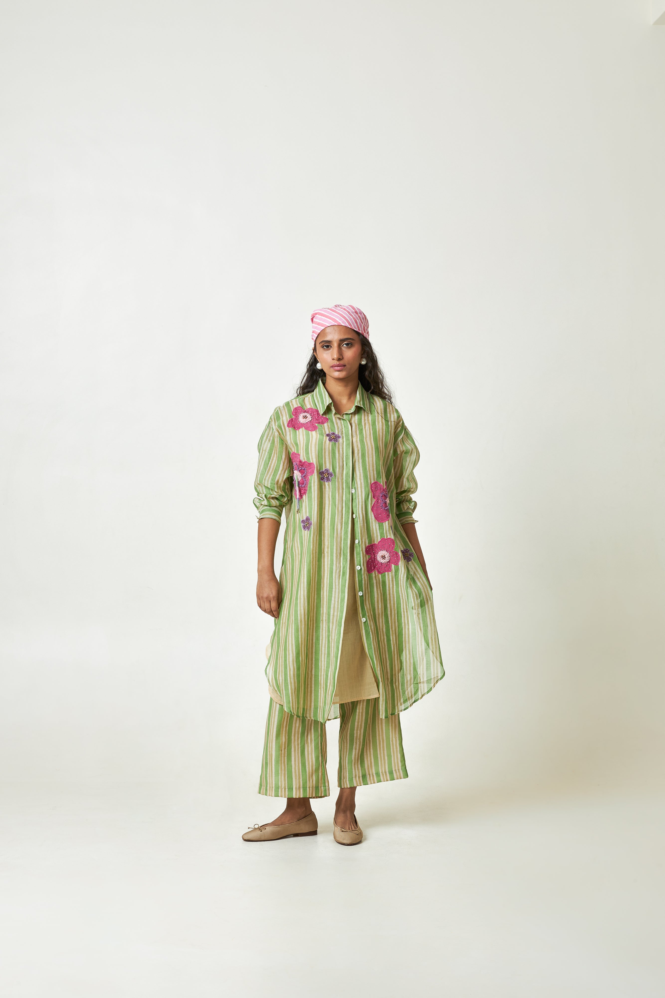 Petal Haze Block Printed Co-ord Set