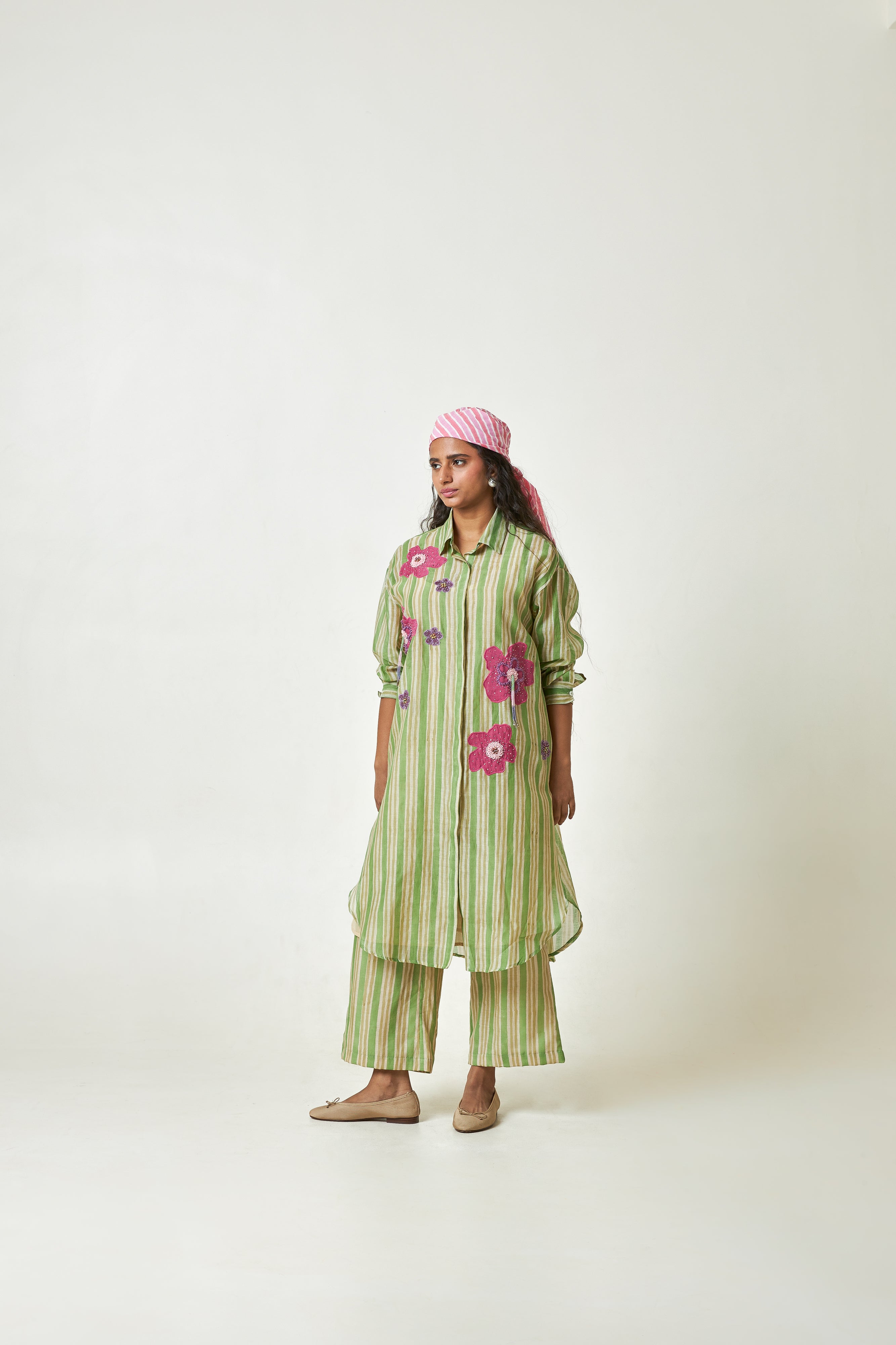 Petal Haze Block Printed Co-ord Set