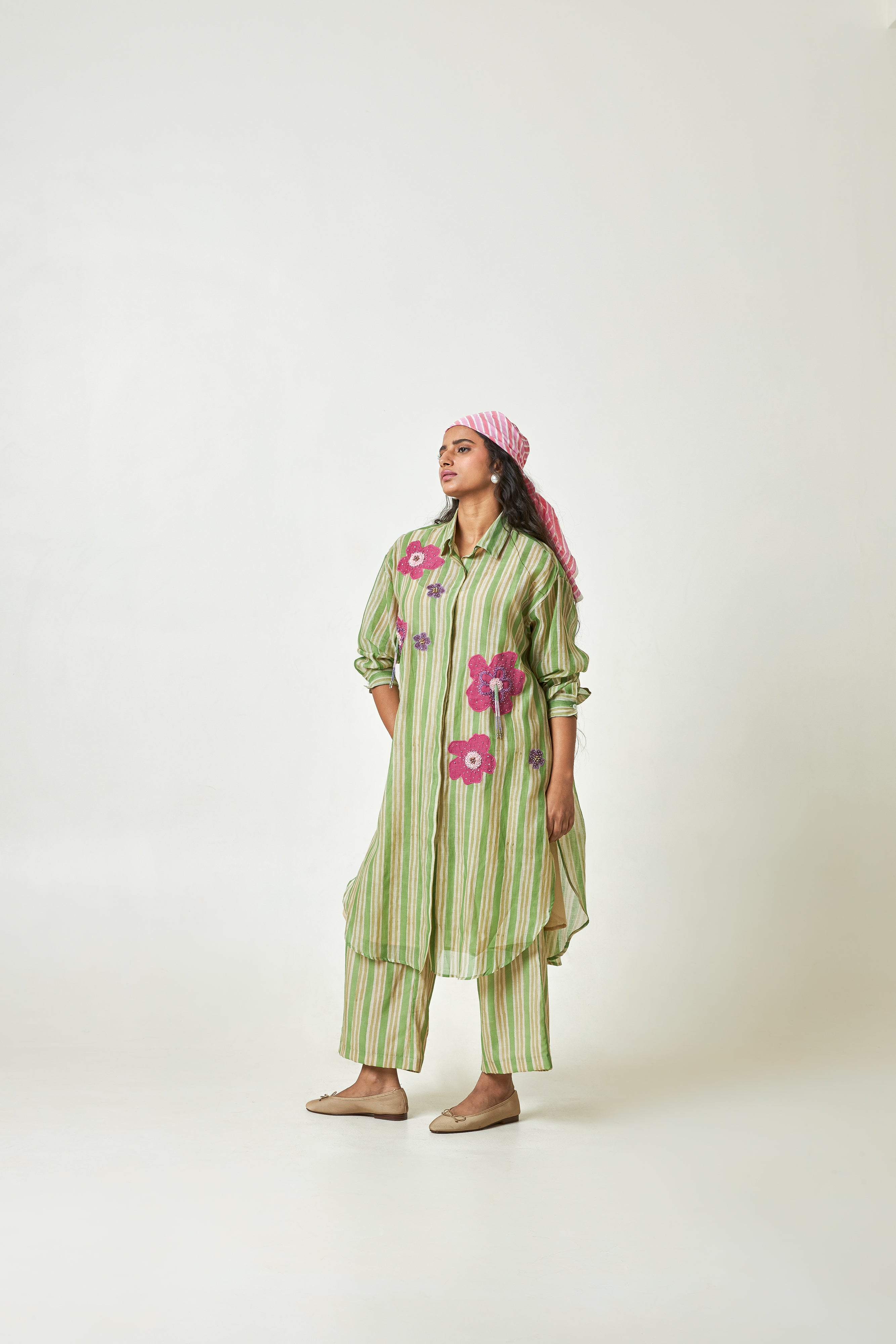 Petal Haze Block Printed Co-ord Set