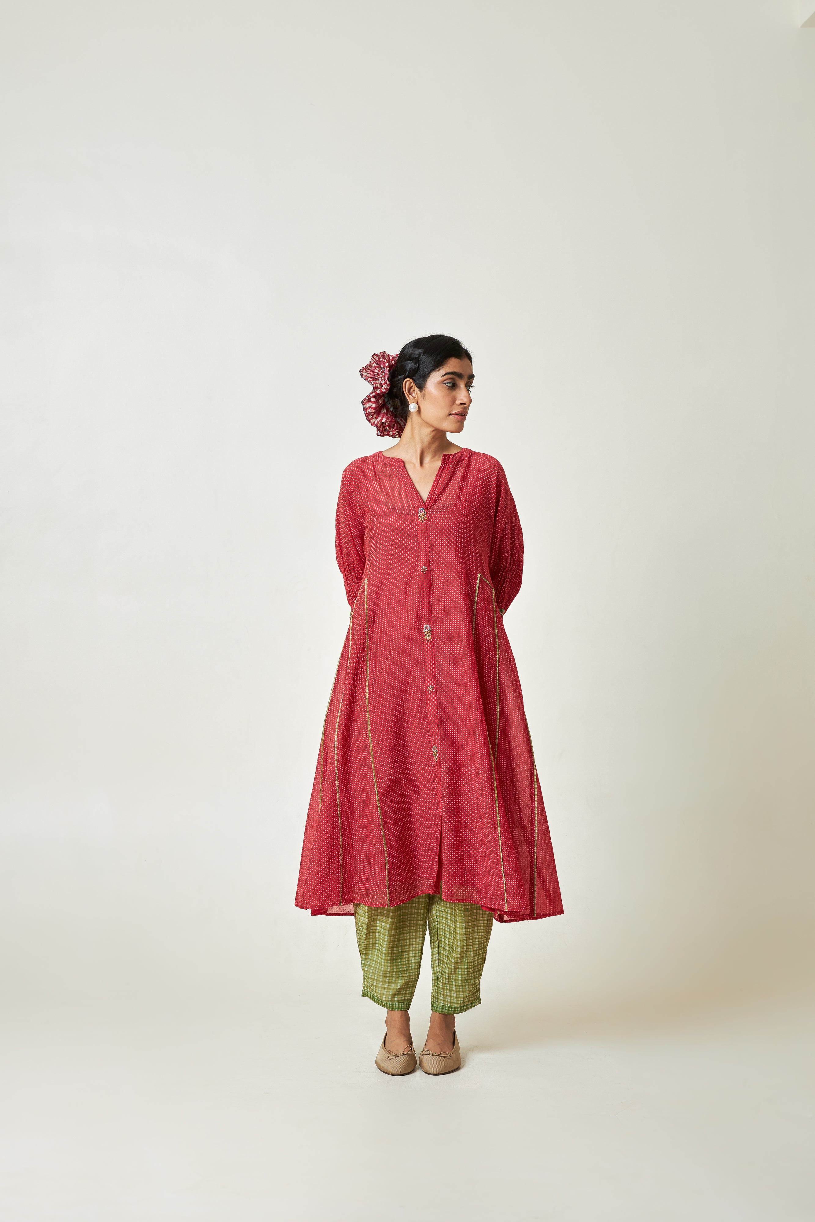 Cherry Haze Embroidered Co-ord Set