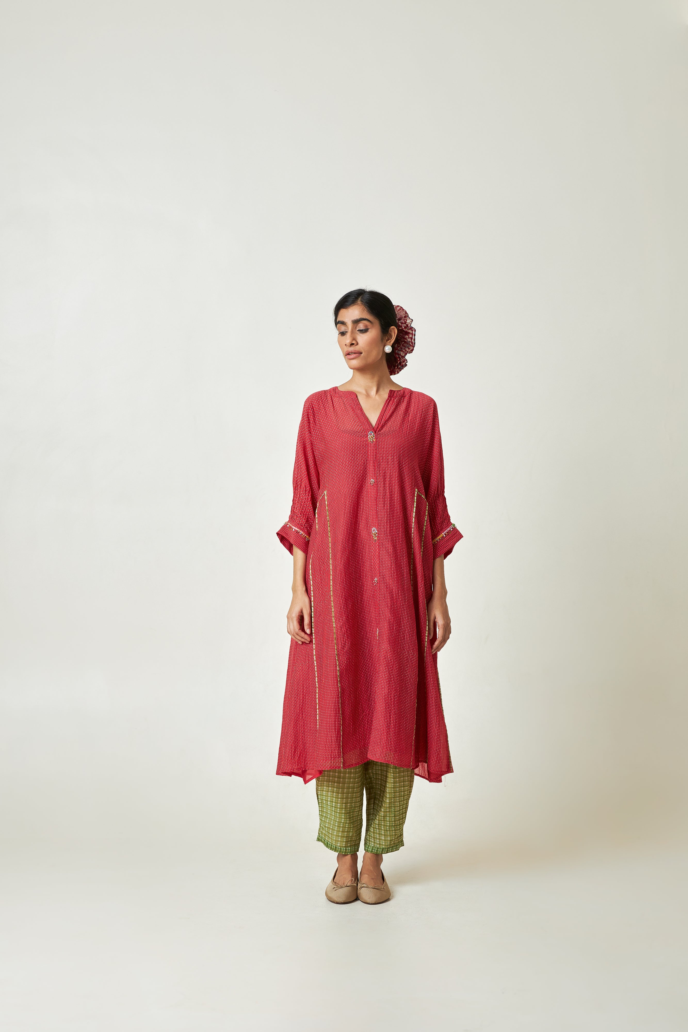 Cherry Haze Embroidered Co-ord Set