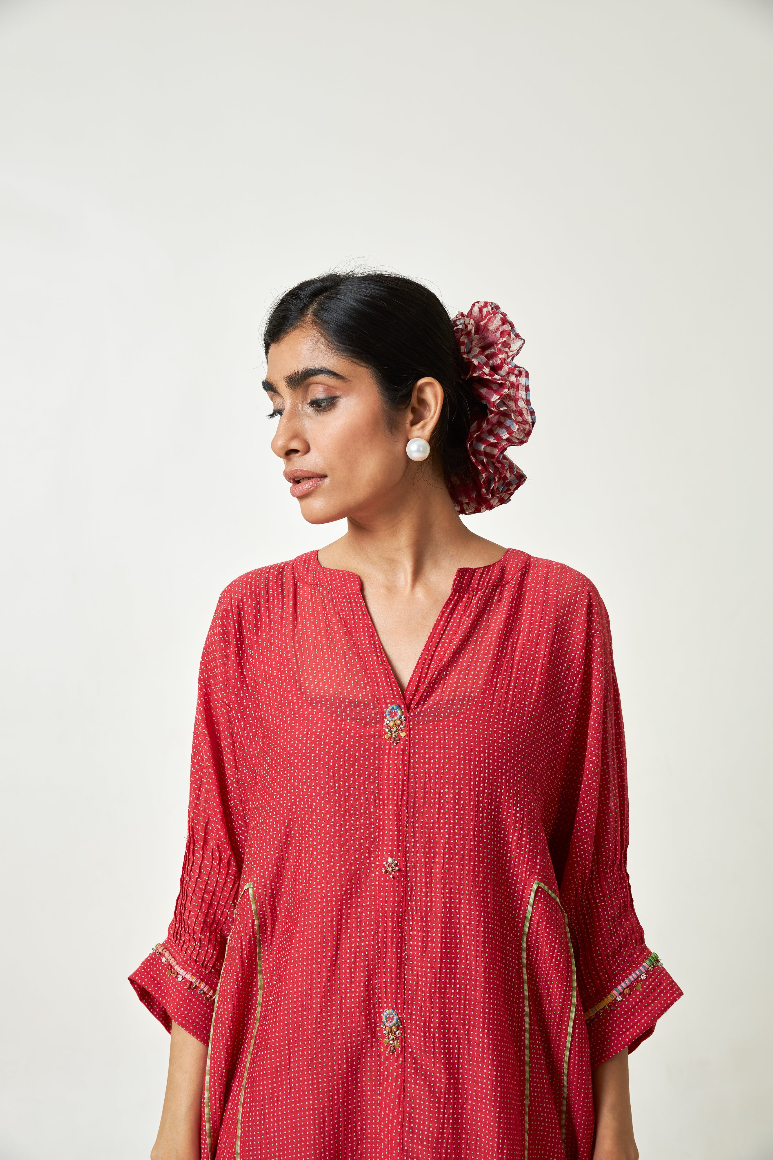 Cherry Haze Embroidered Co-ord Set