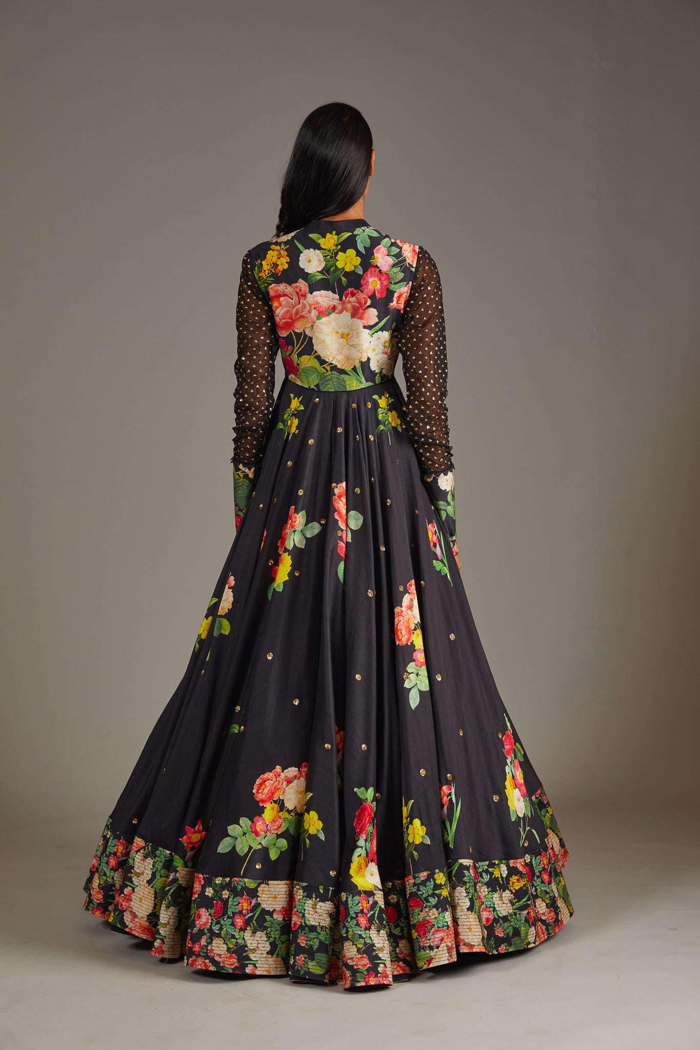 Floral Multicolour Anarkali Set