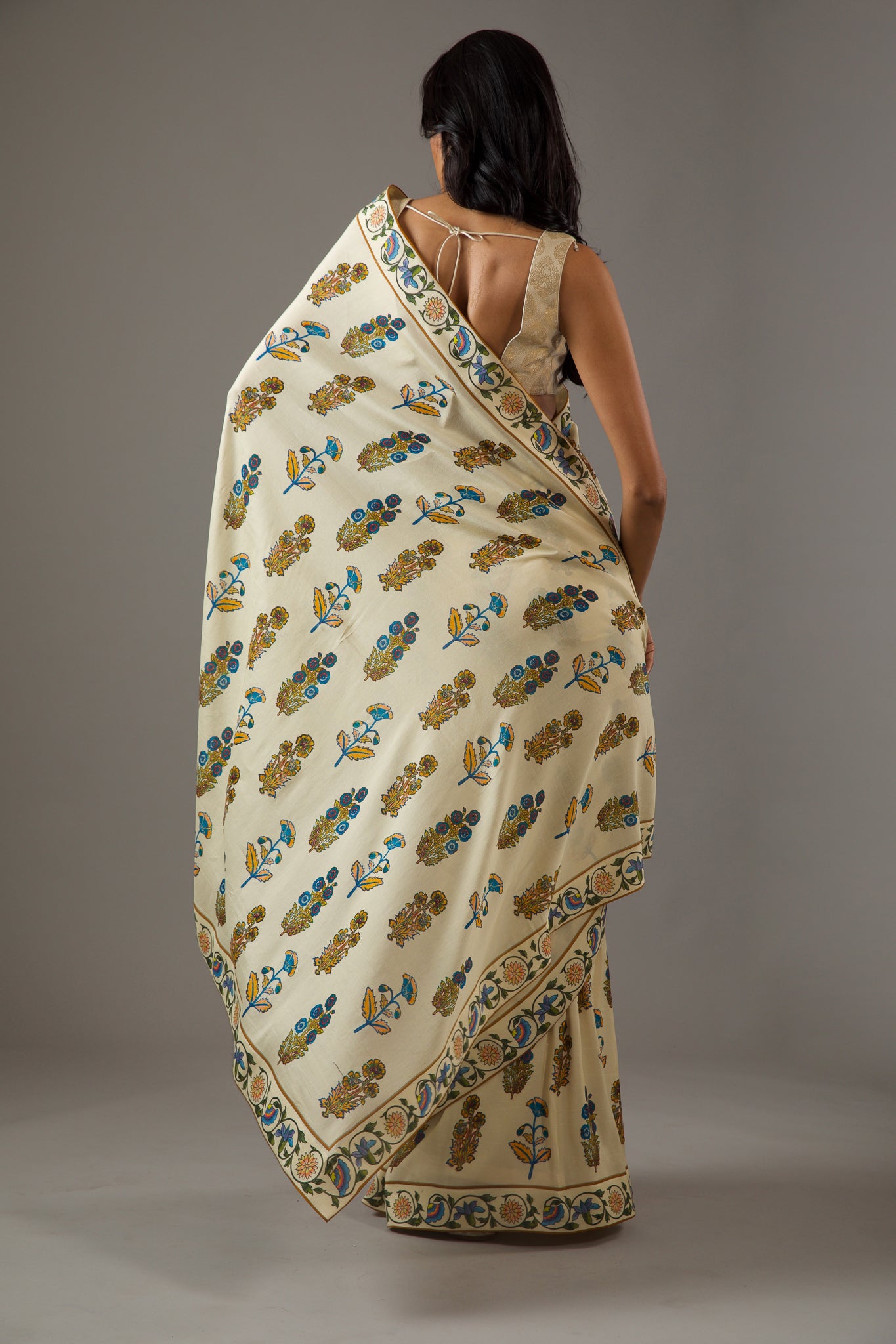 Rohit Bal Silk Chanderi Saree