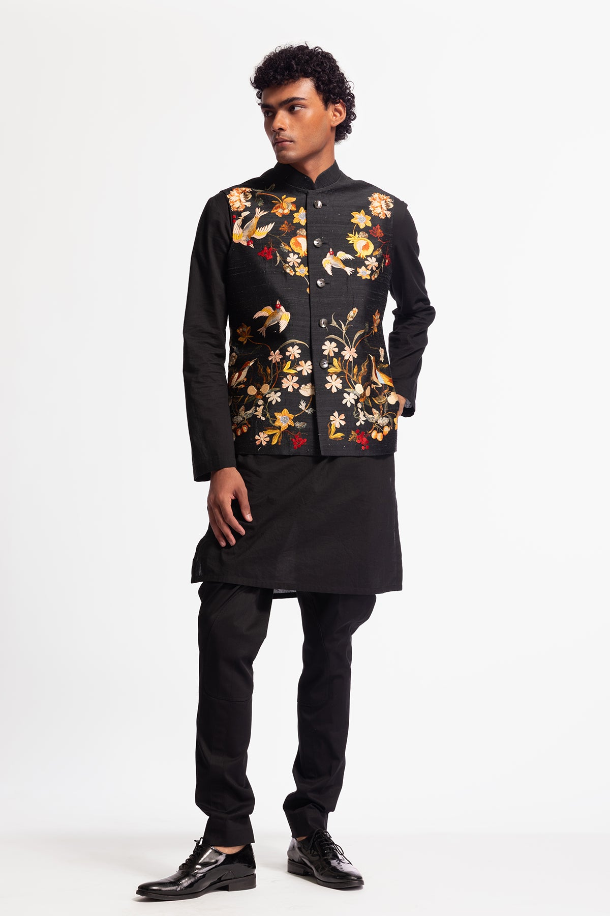Floral Printed Bundi