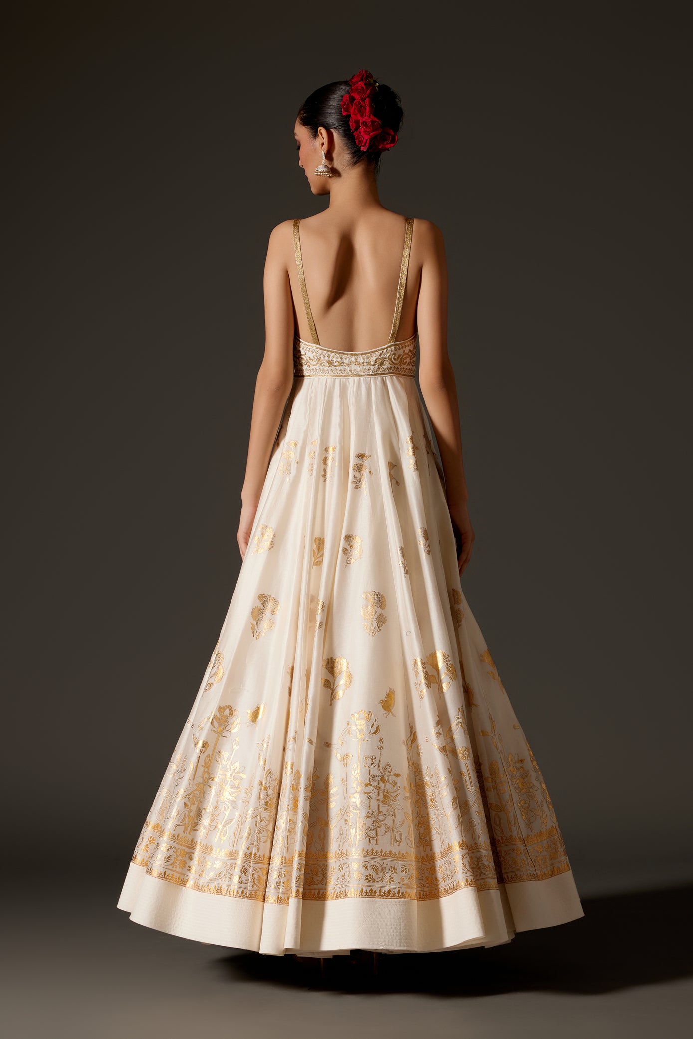 Chander Anarkali Set With Dupatta