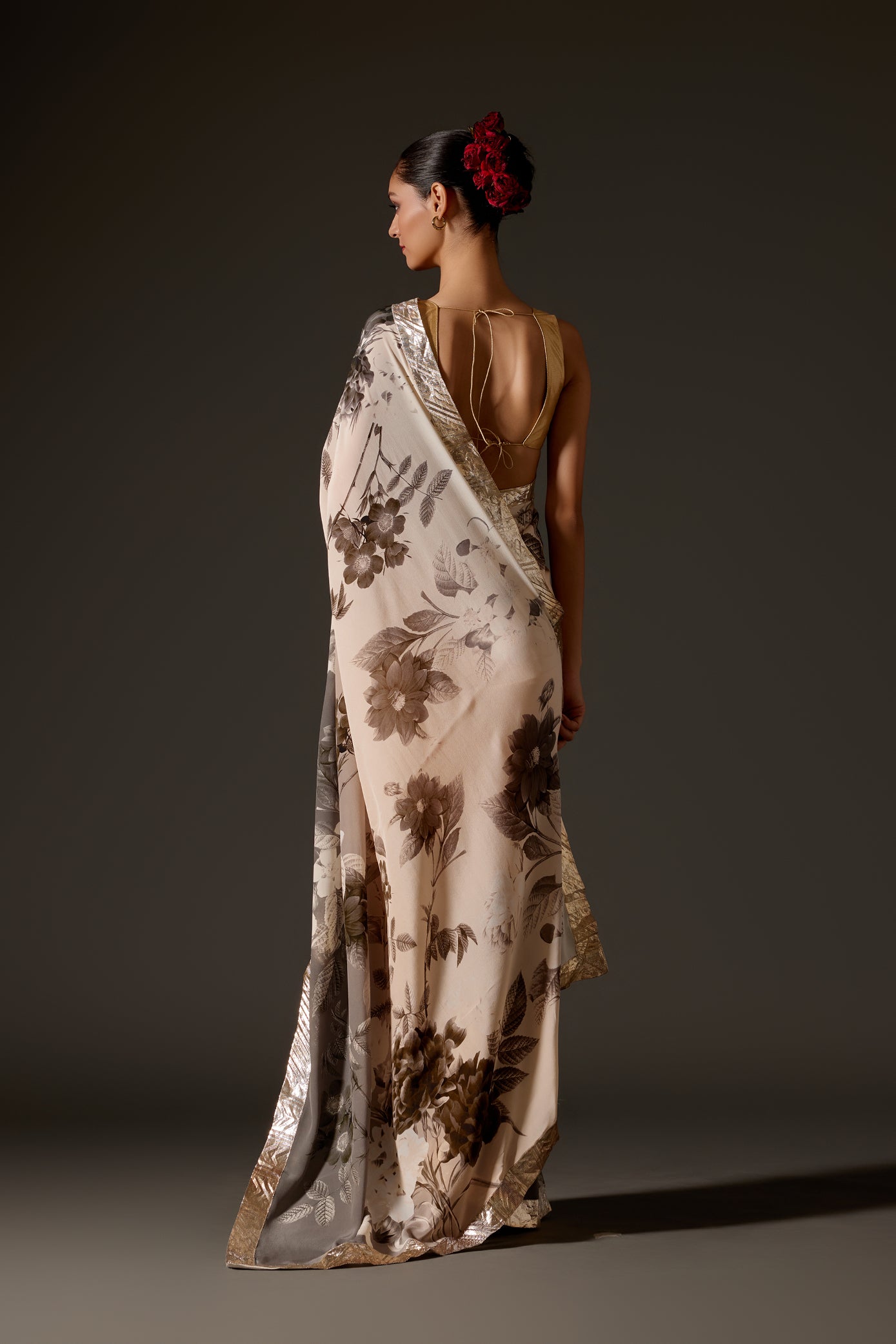 Elegant Crepe Saree