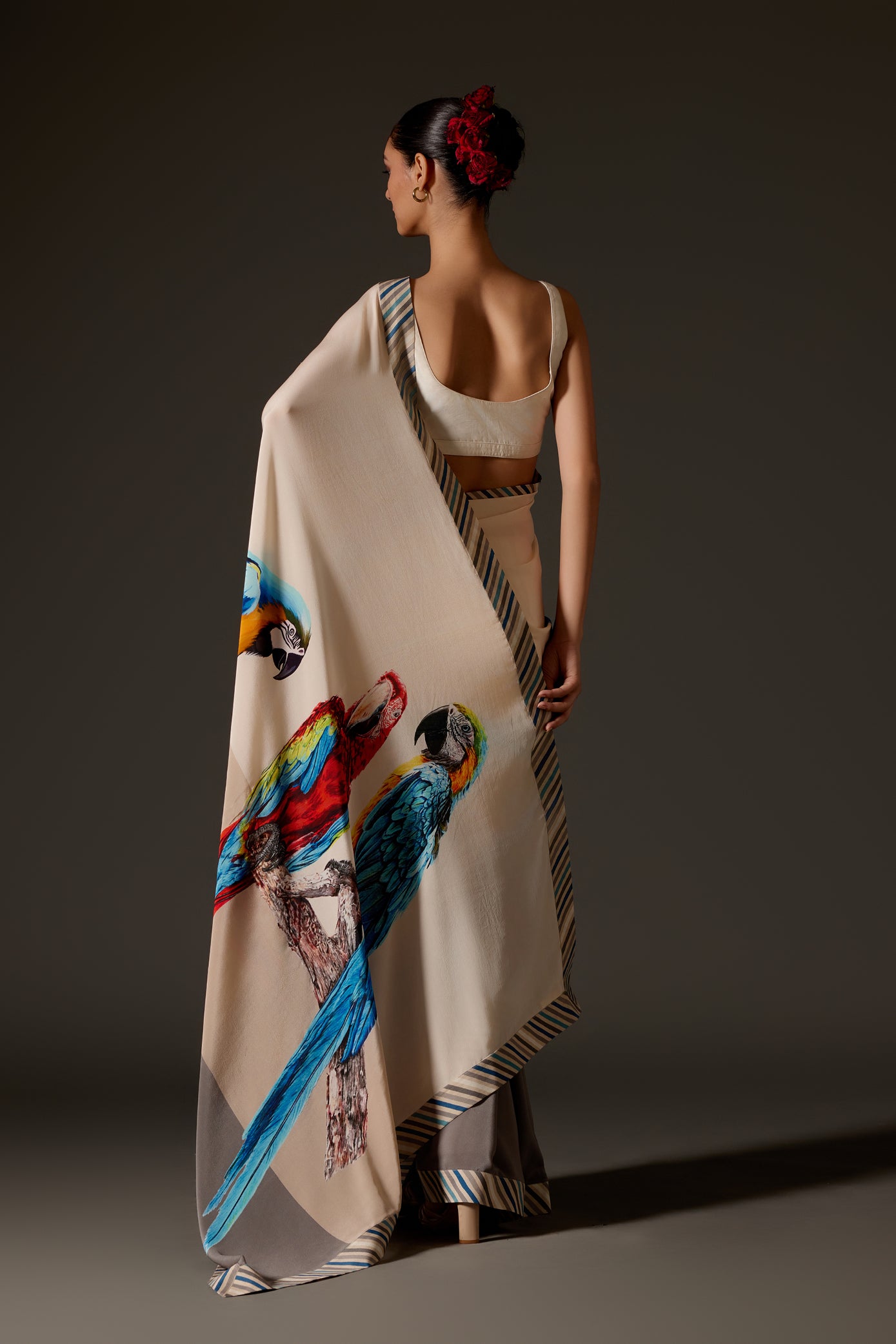 Elegant Crepe Saree