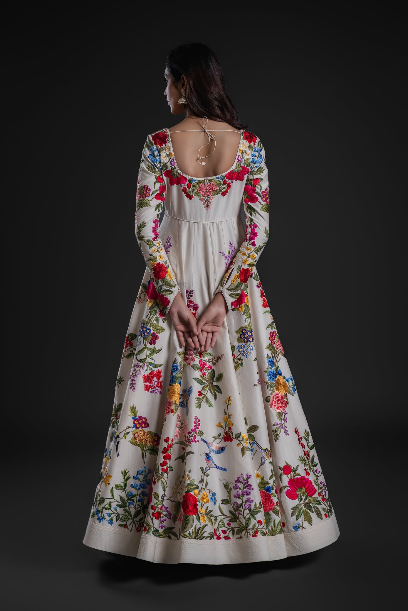 Ivory Anarkali Set
