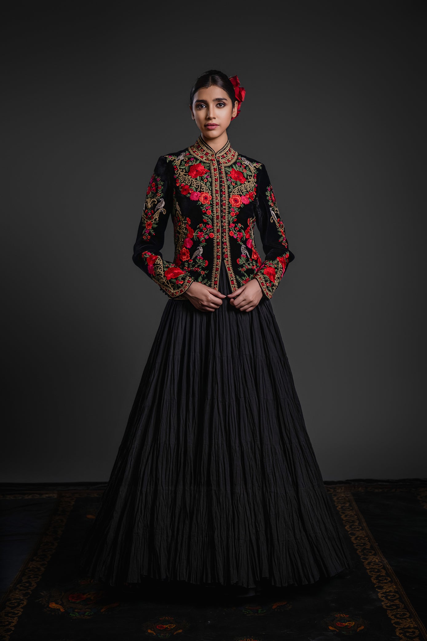 Luxurious Velvet Short Jacket