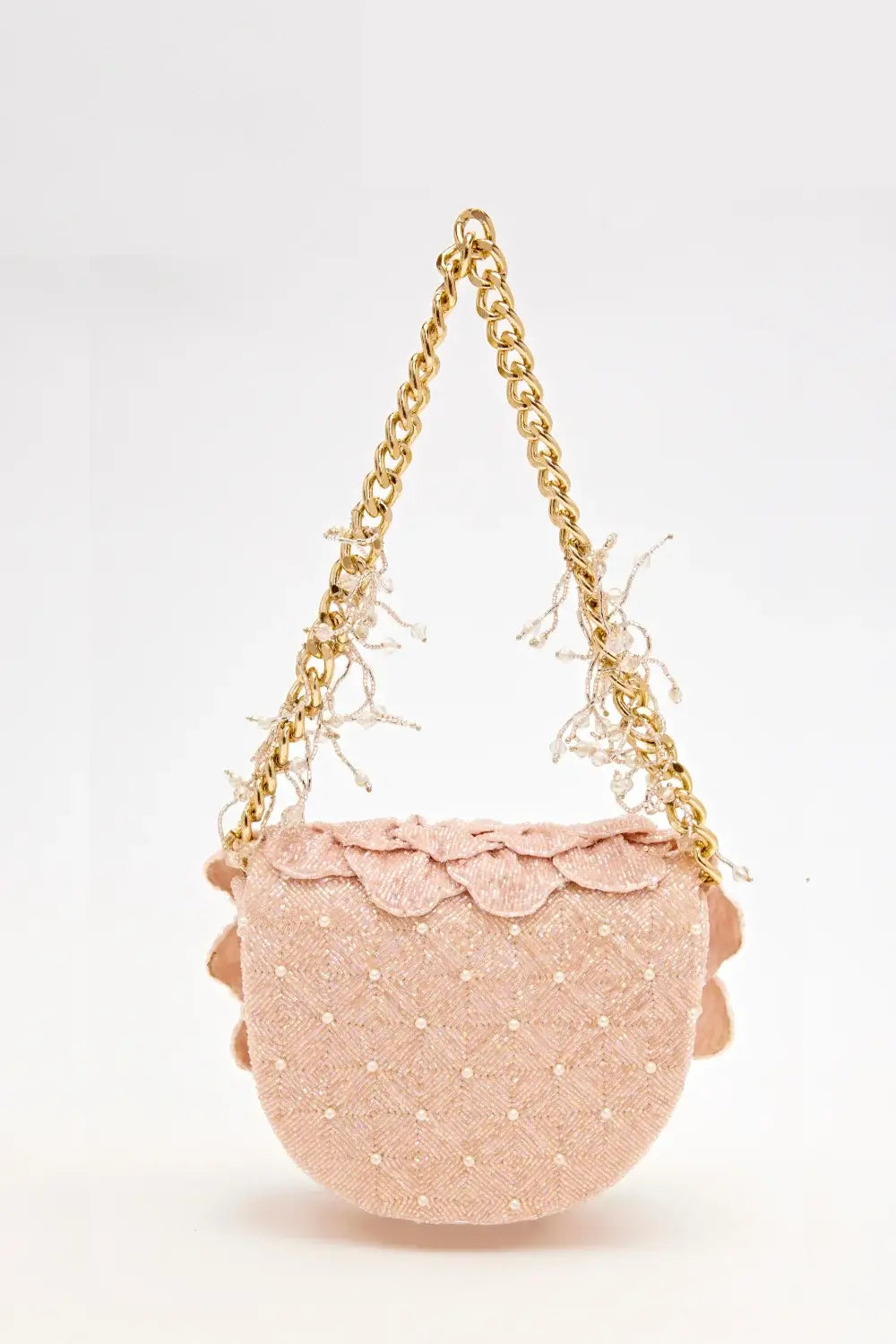 Coco Beaded Sling - Blush