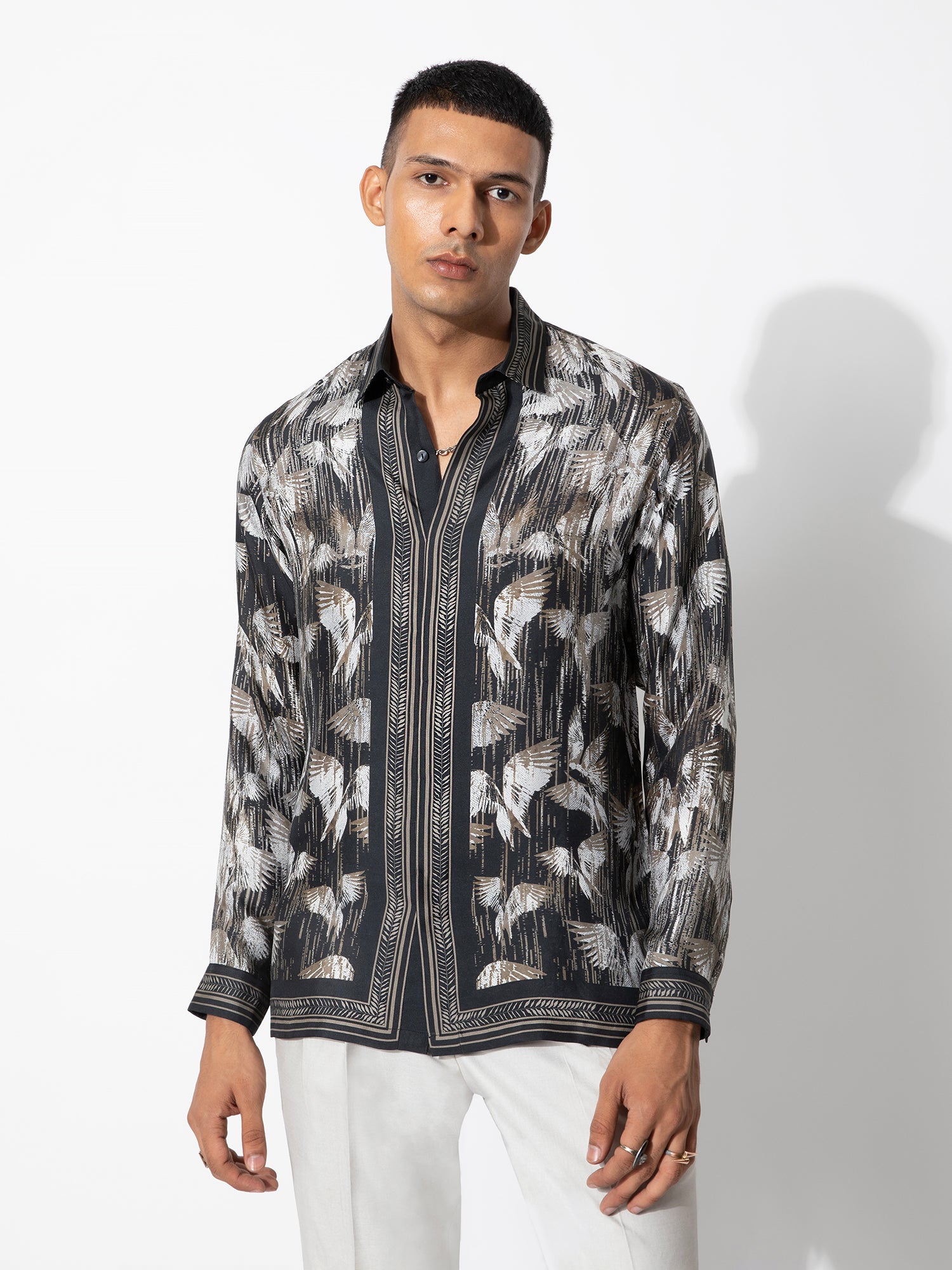 Silk shirt outlet sale