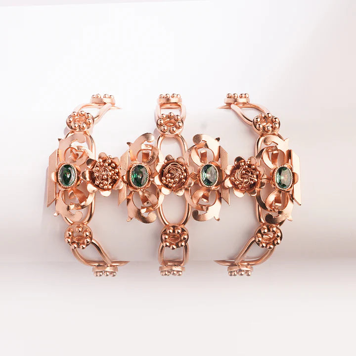 Victoria's Crest Crystal Cuff