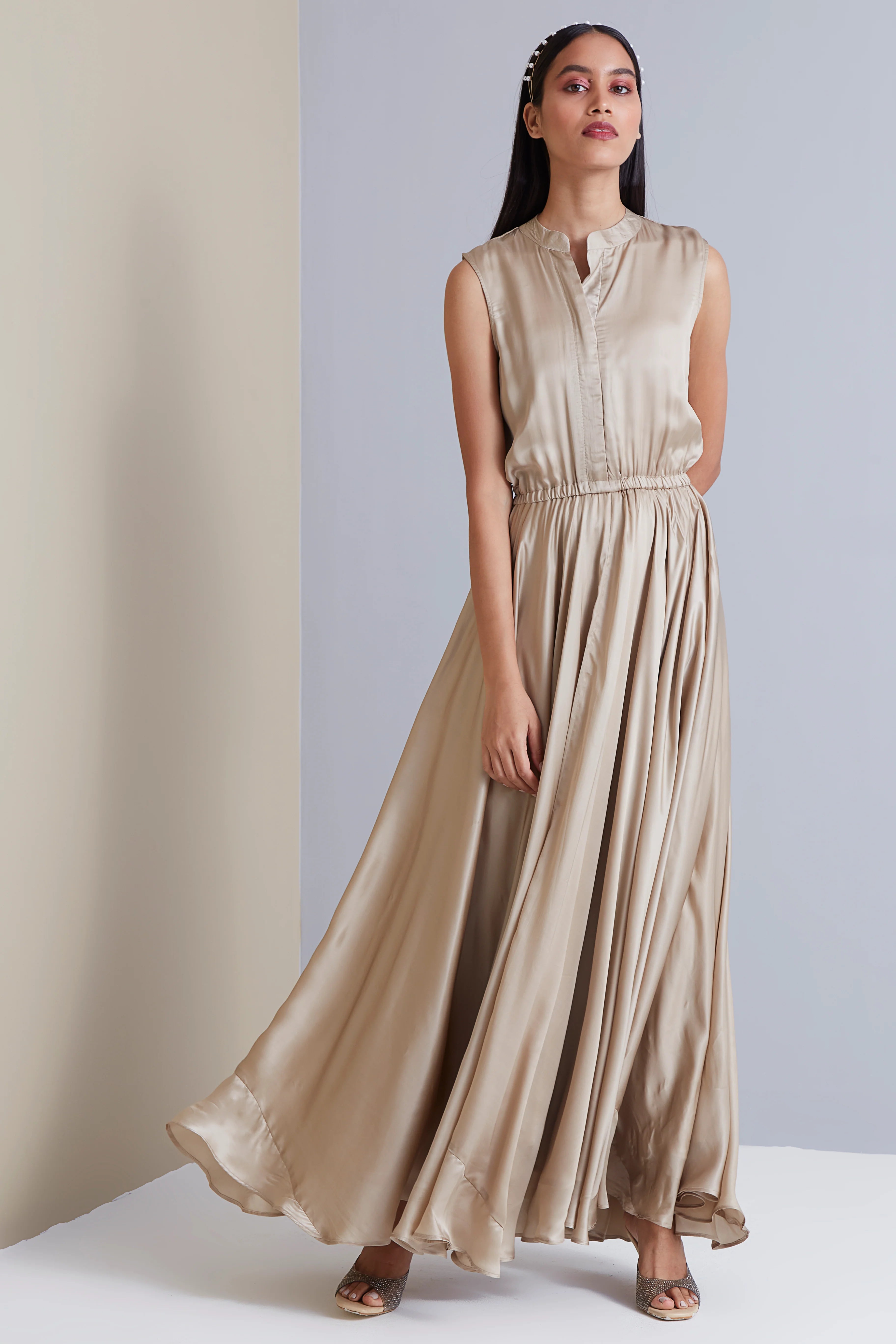 Valentina Satin Maxi
