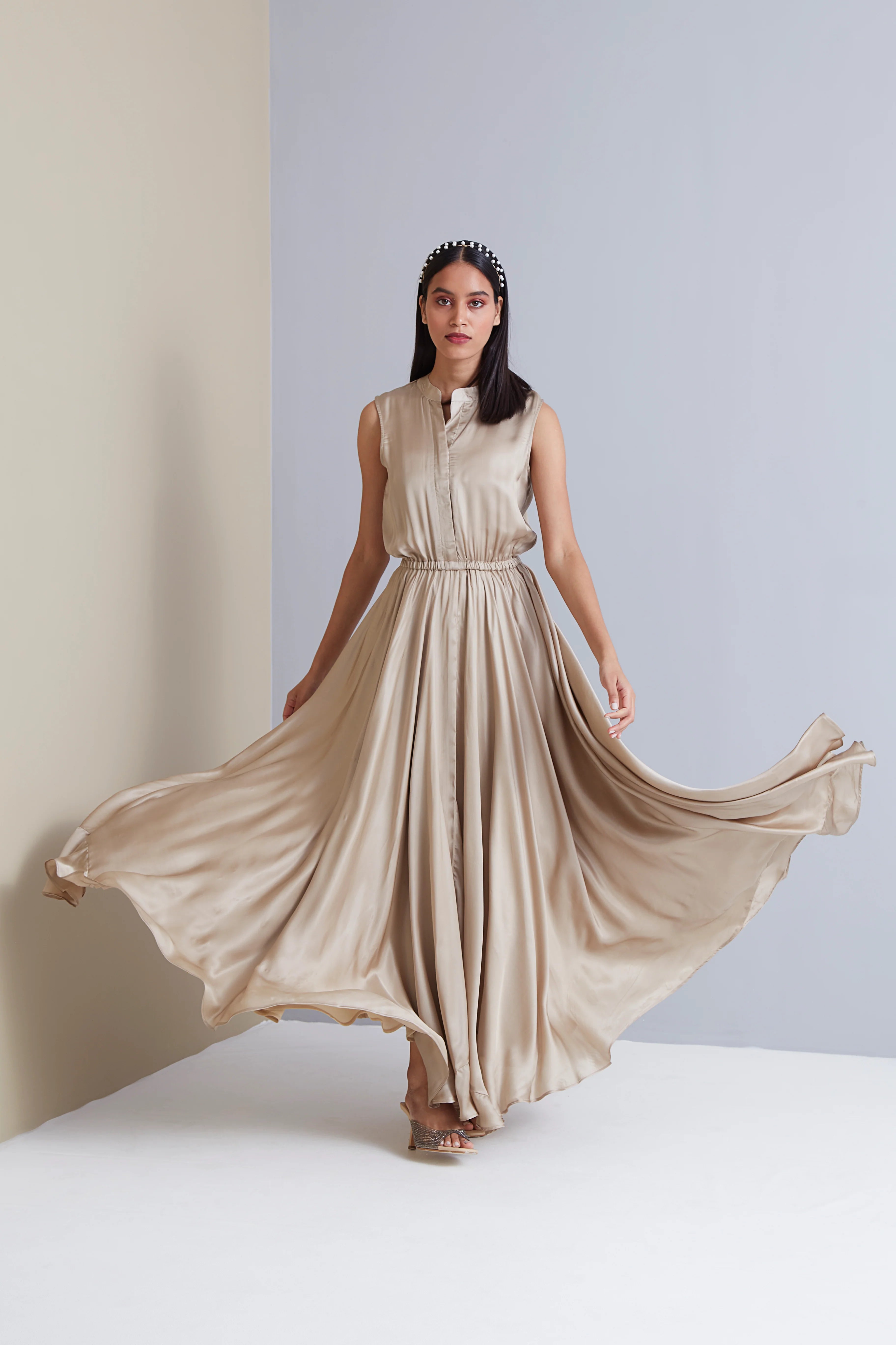 Valentina Satin Maxi