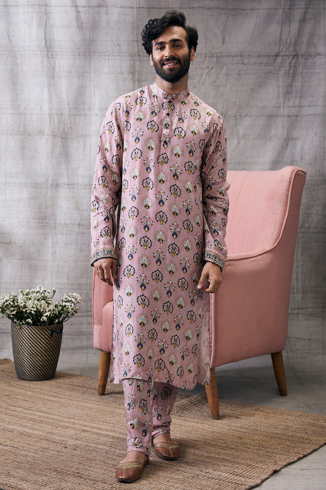 Sarouk printed kurta set