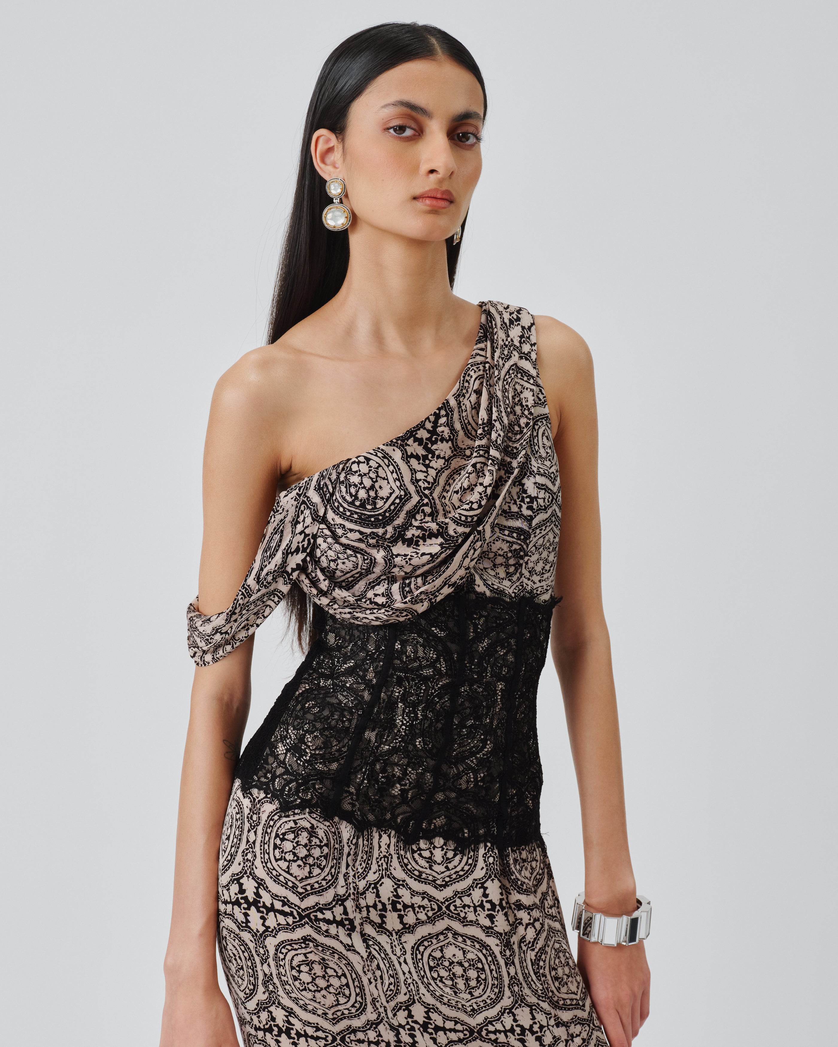 Tara Ajrakh Gown