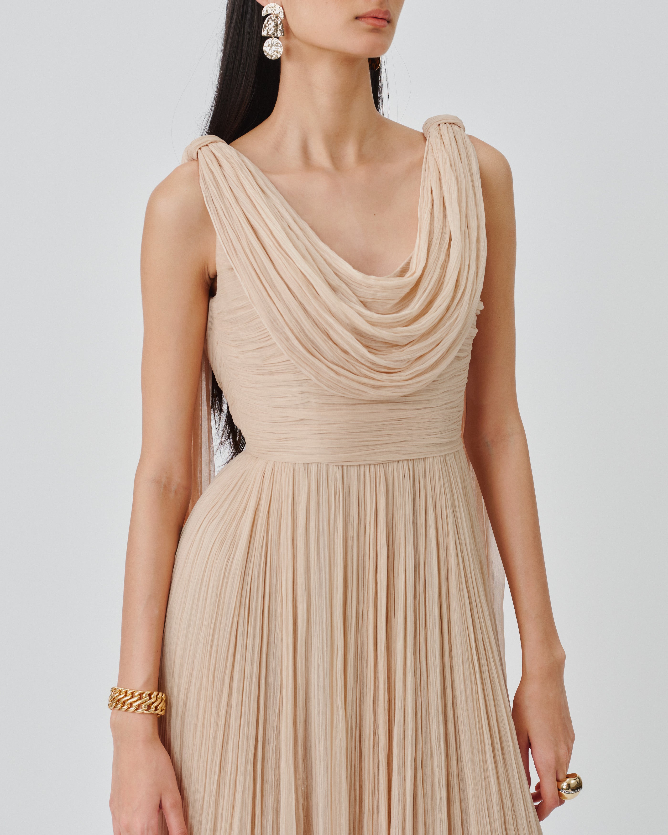 Athena Ruched Gown