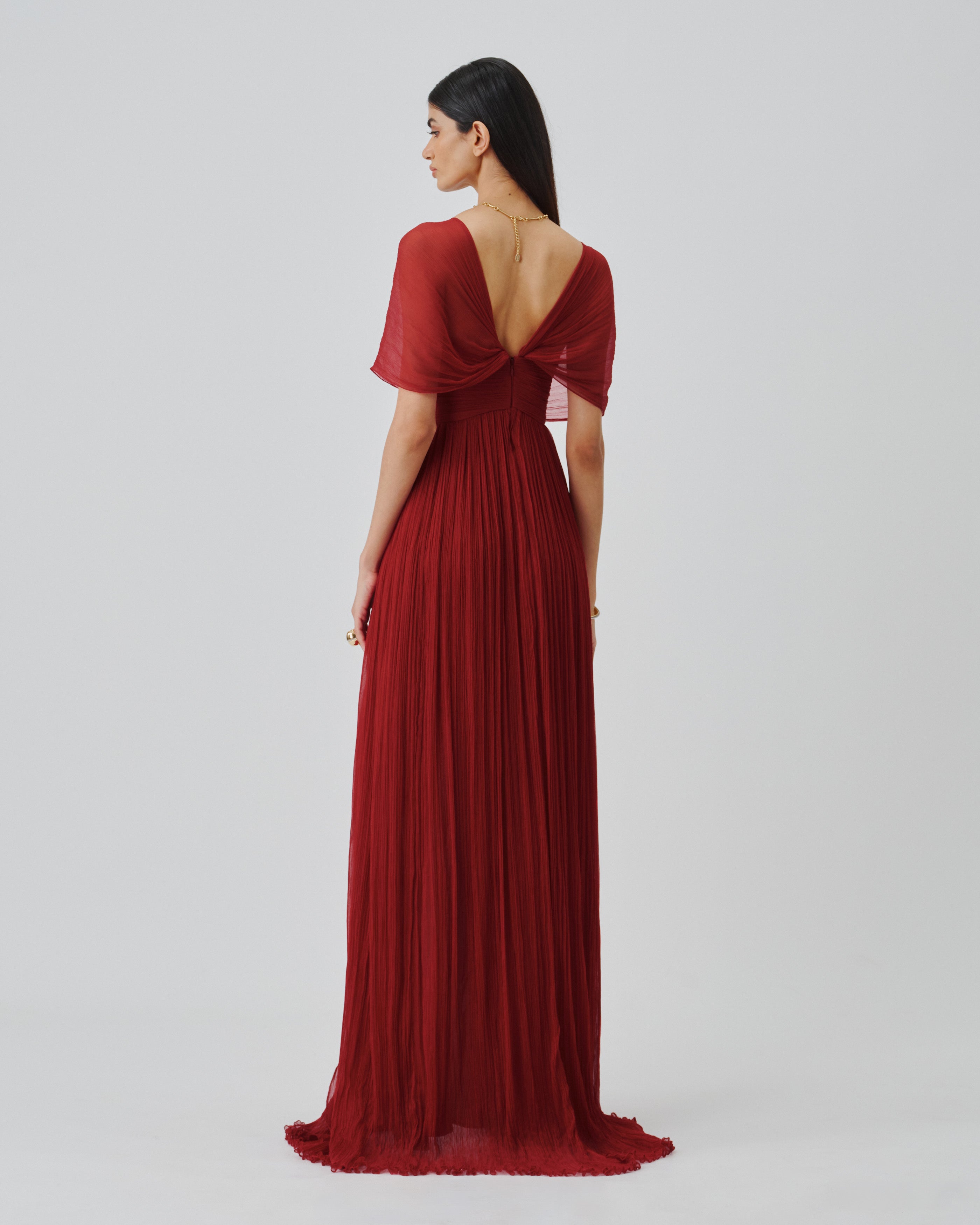 Scarlet Muse Ruched Gown