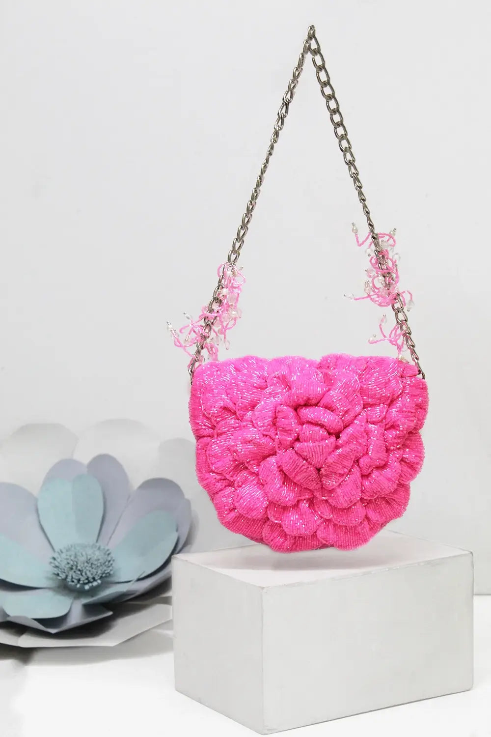 Coco Beaded Mini - Pink Punch