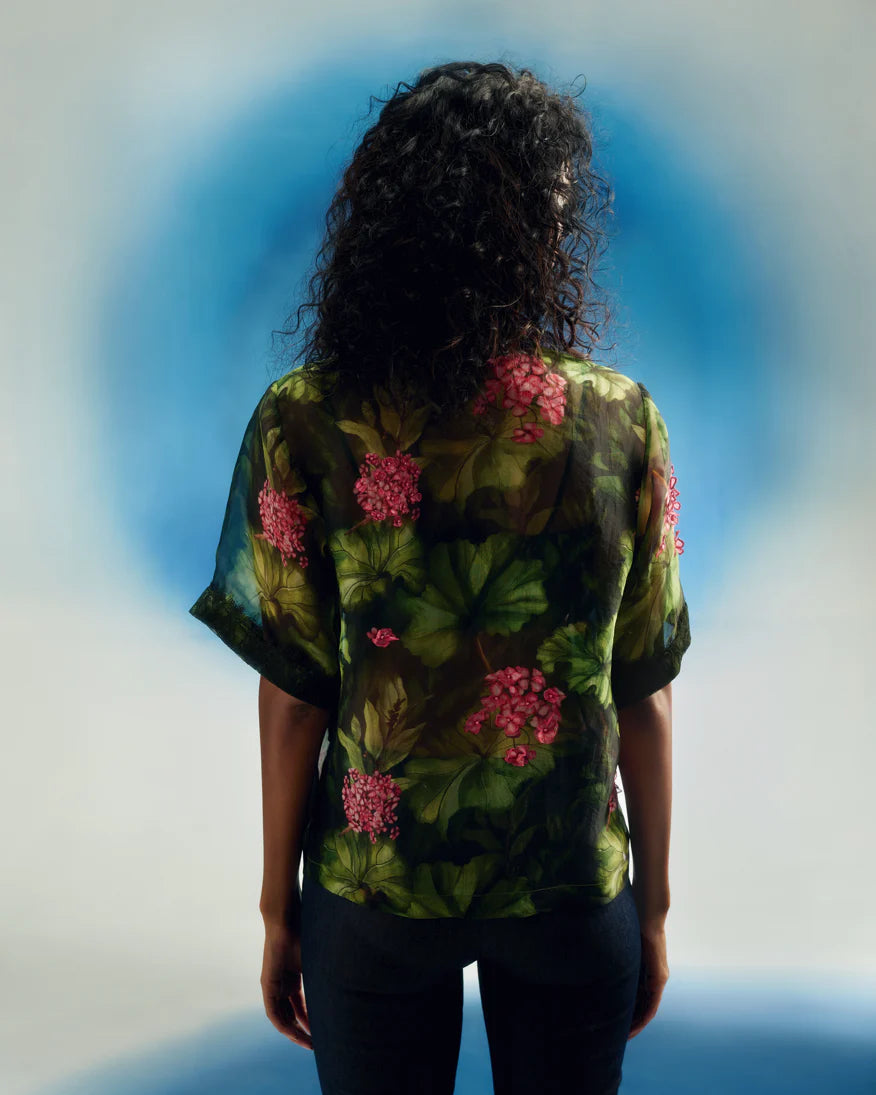 Organza Printed Shirt