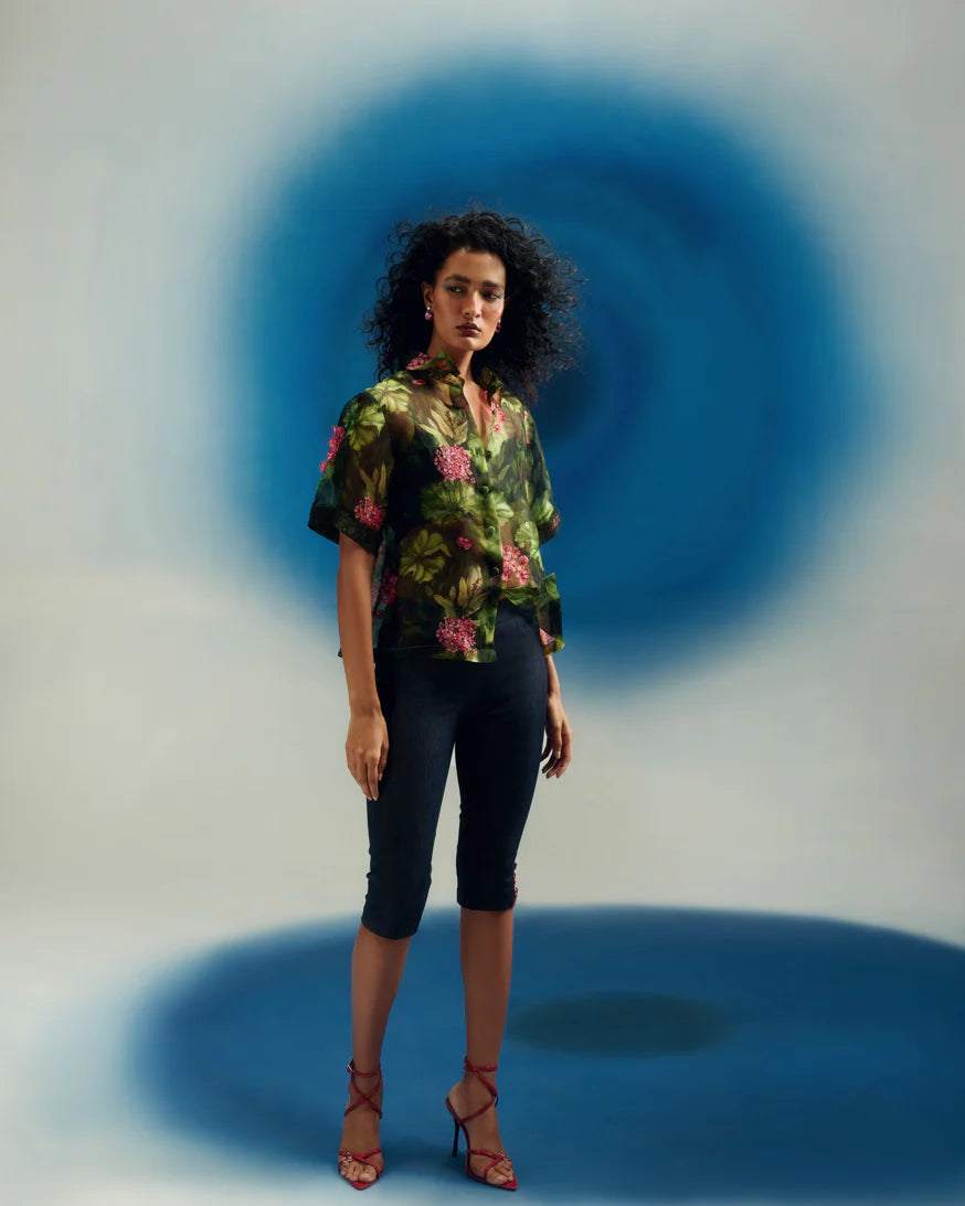 Organza Printed Shirt