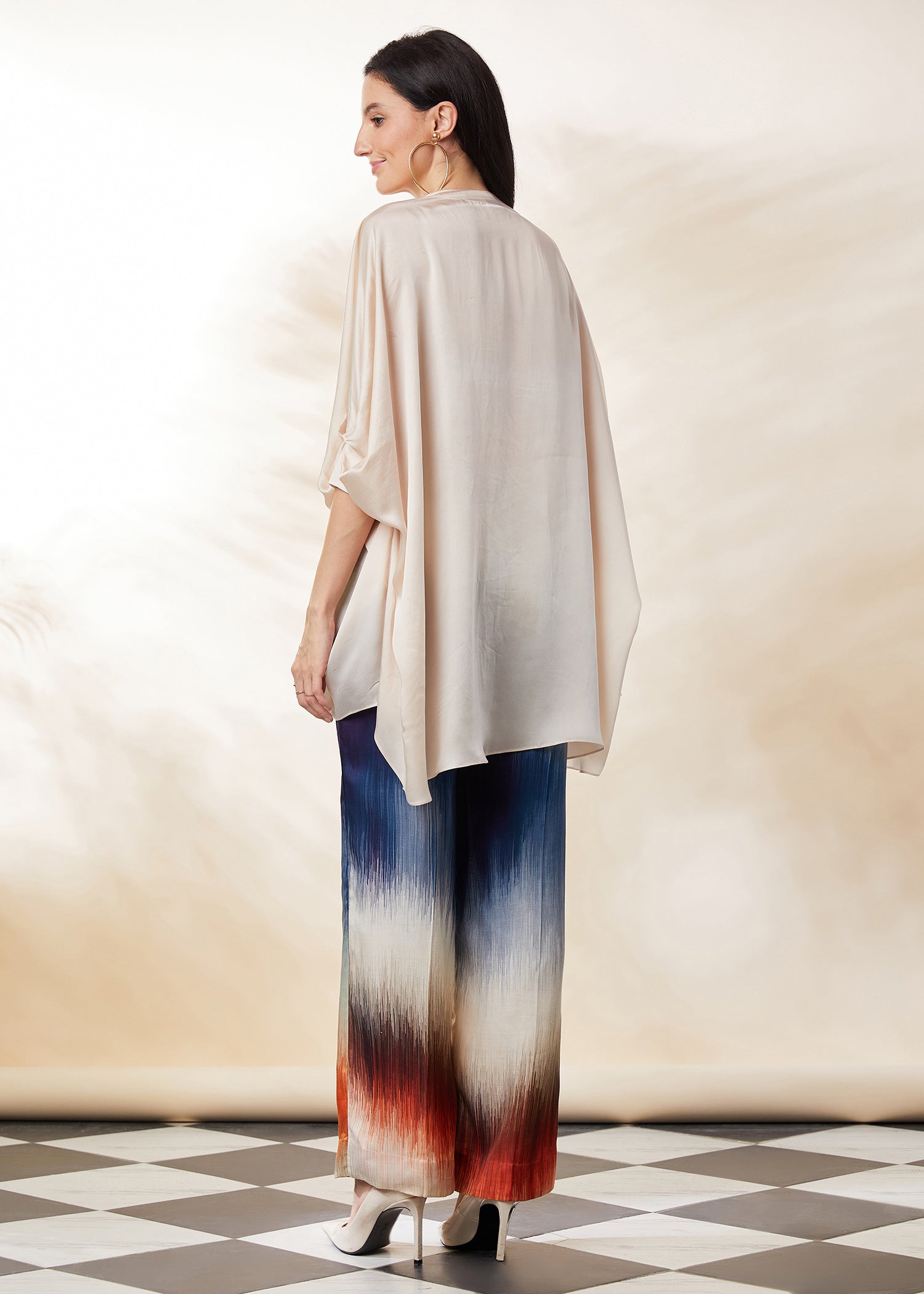 Emb Shirt W/Printed Pant Set