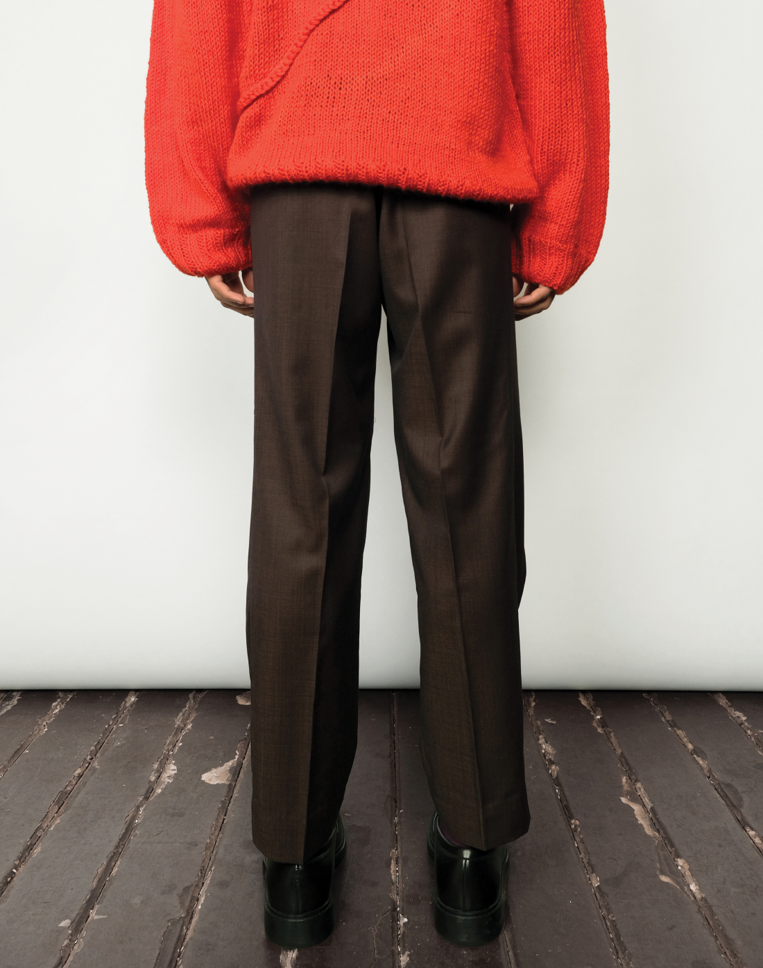 Double Box Pleat Trousers