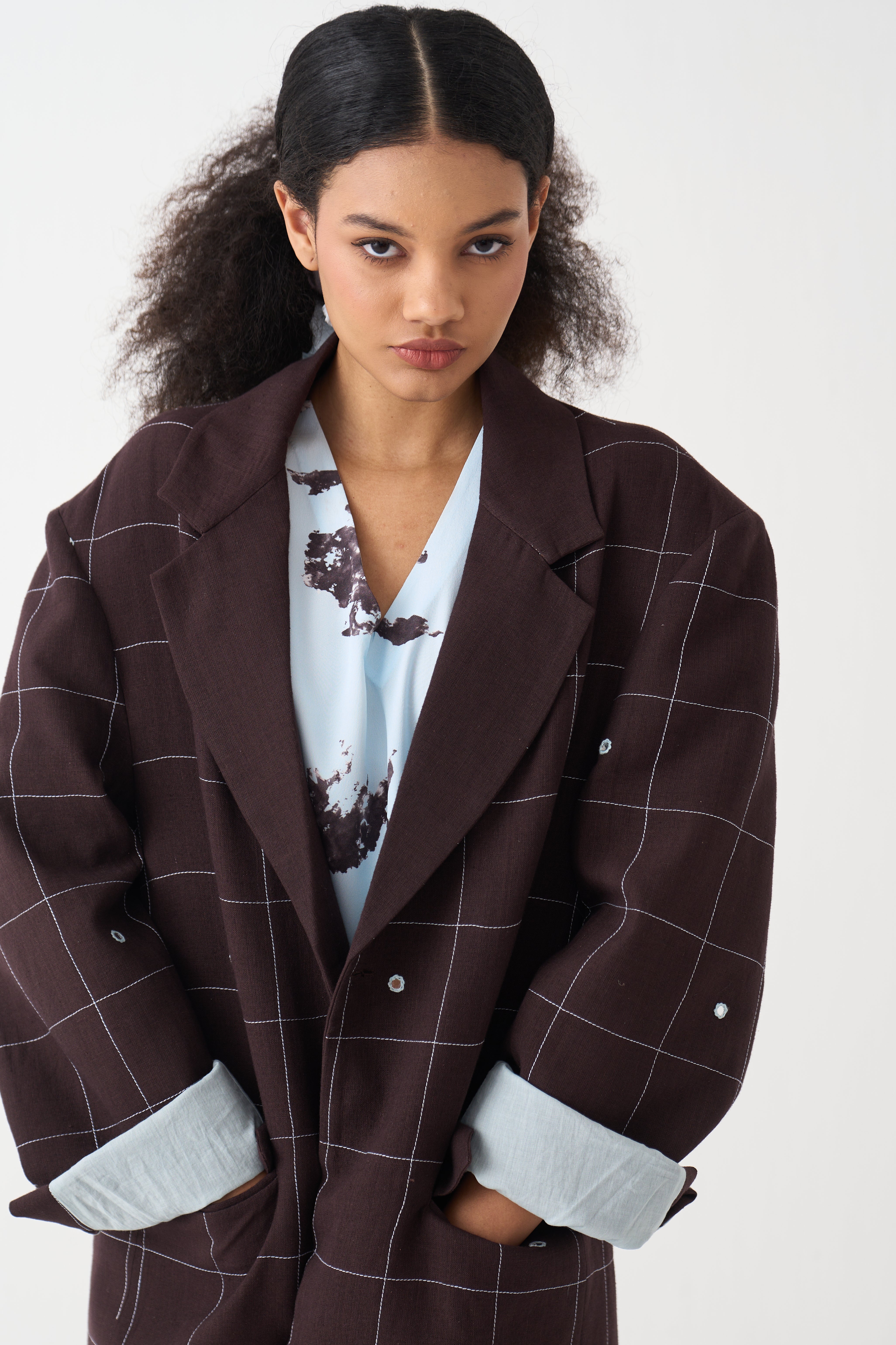 Mirror Emb. Jacket Co-ord (set Of 2)