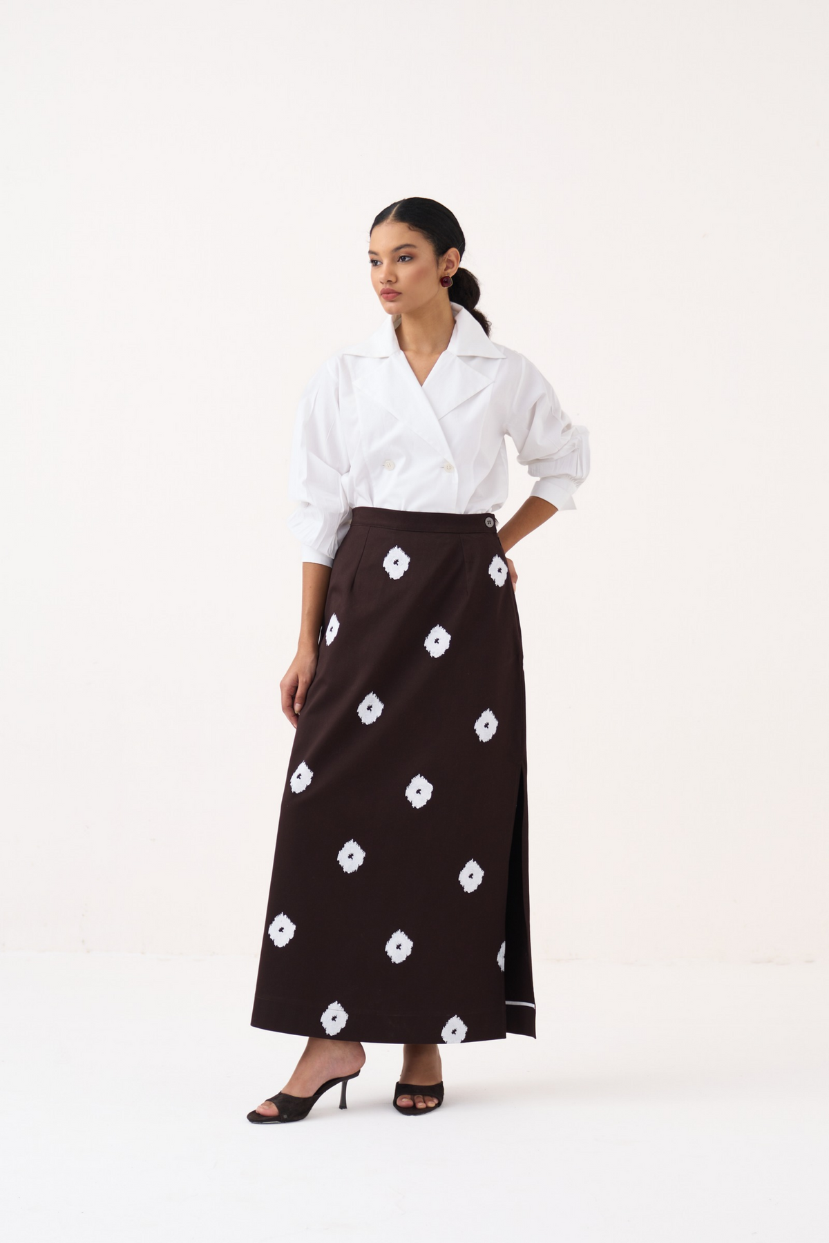 Hand Block Print Skirt Co-ord (set Of 2)