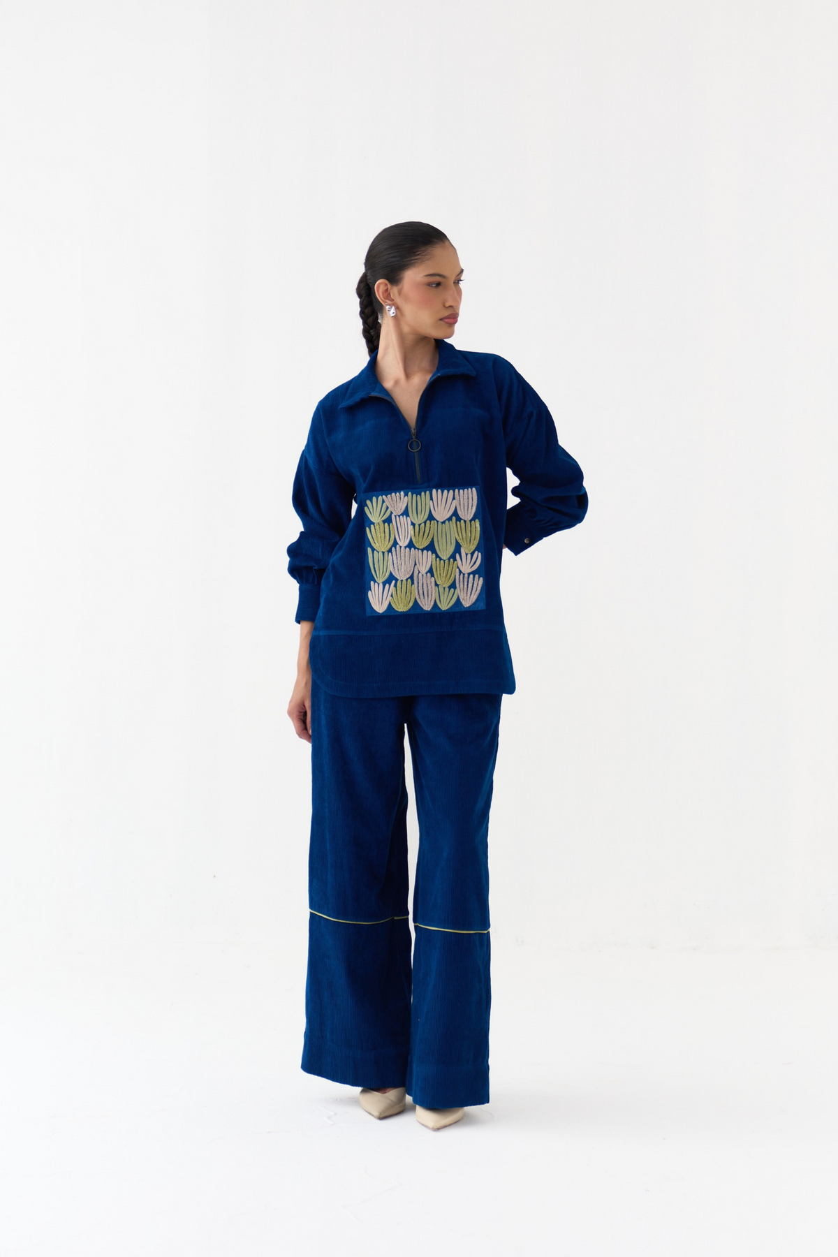 Patch U-hem Top Co-ord (set Of 2)