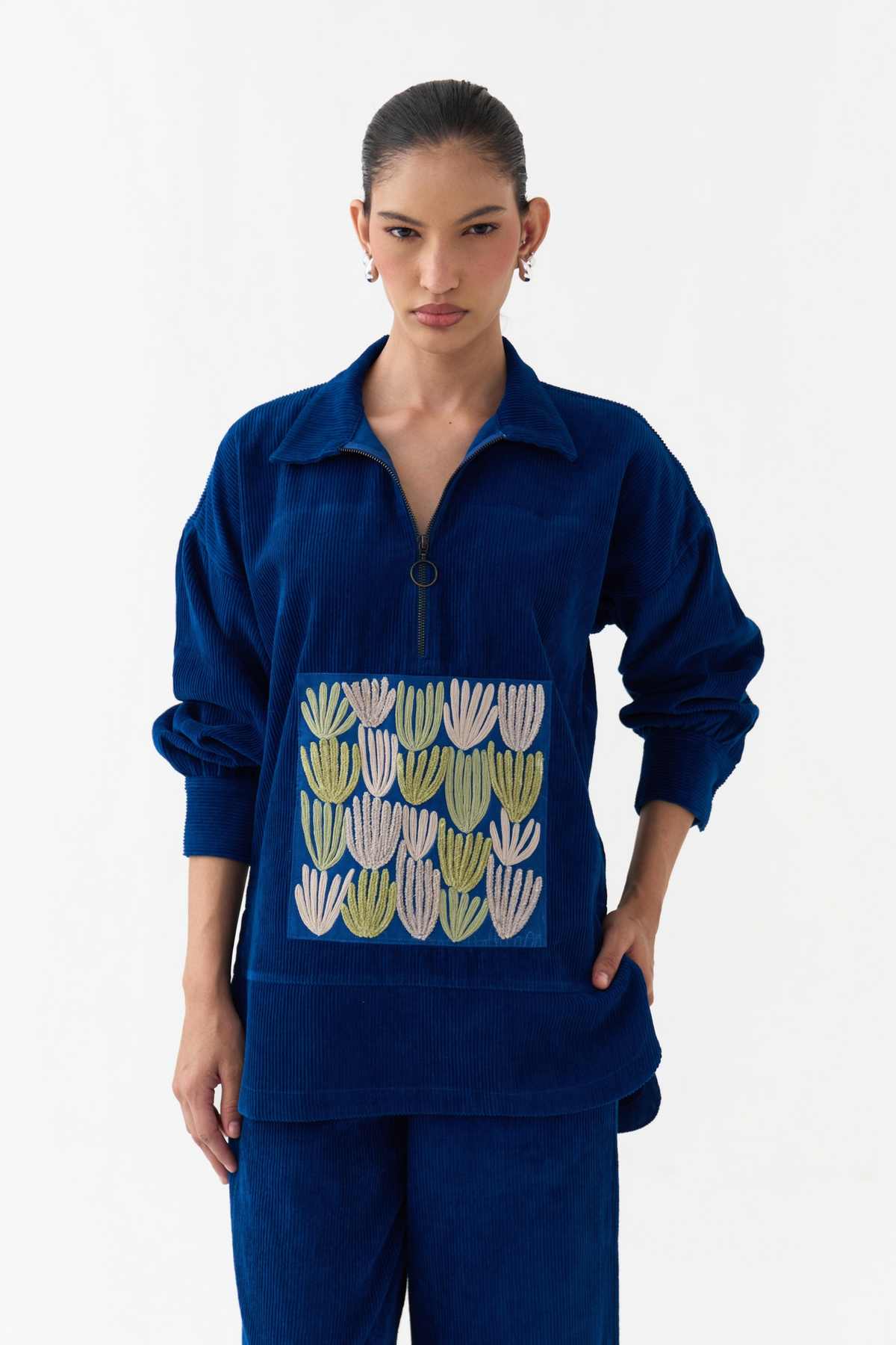 Patch U-hem Top Co-ord (set Of 2)