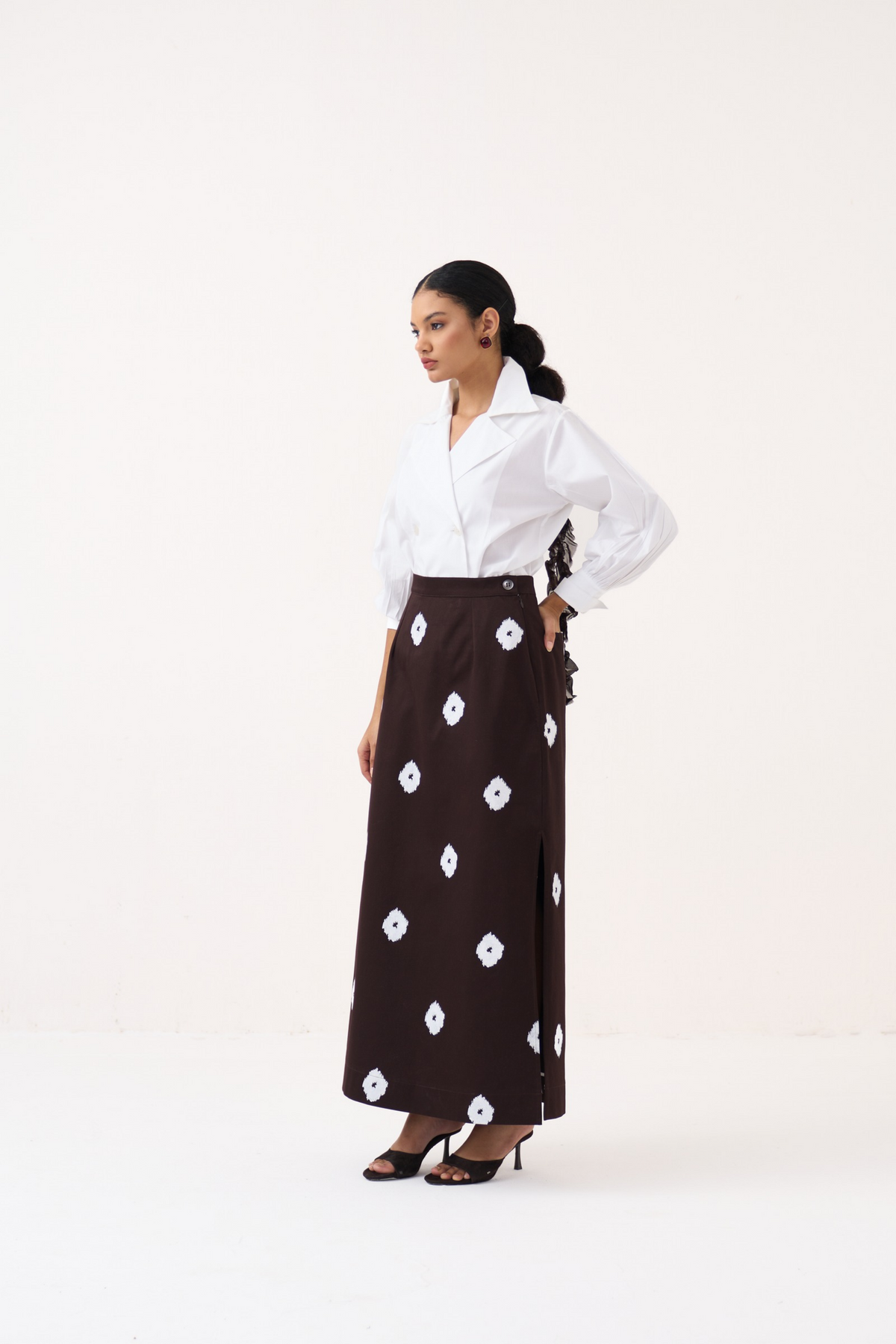 Hand Block Print Skirt Co-ord (set Of 2)
