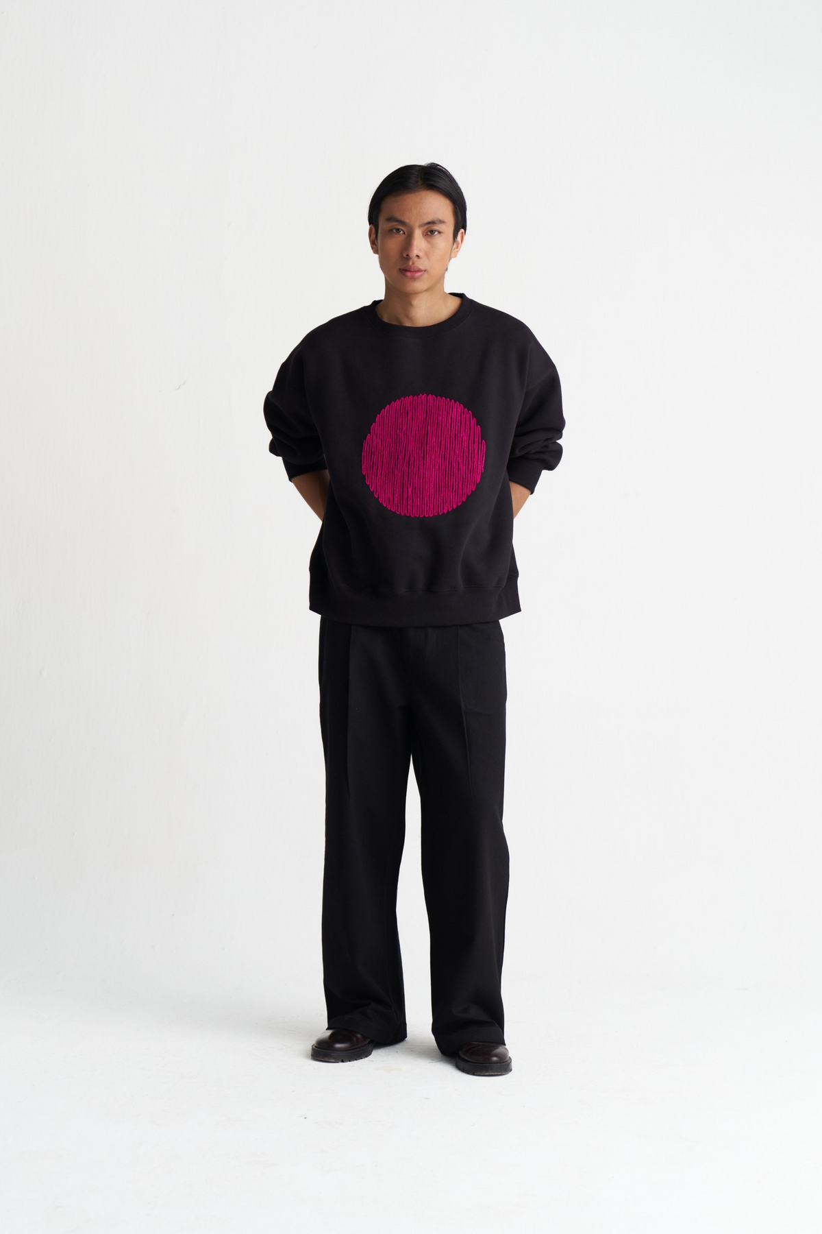 Circle Emb. Jumper Co-ord (set Of 2)