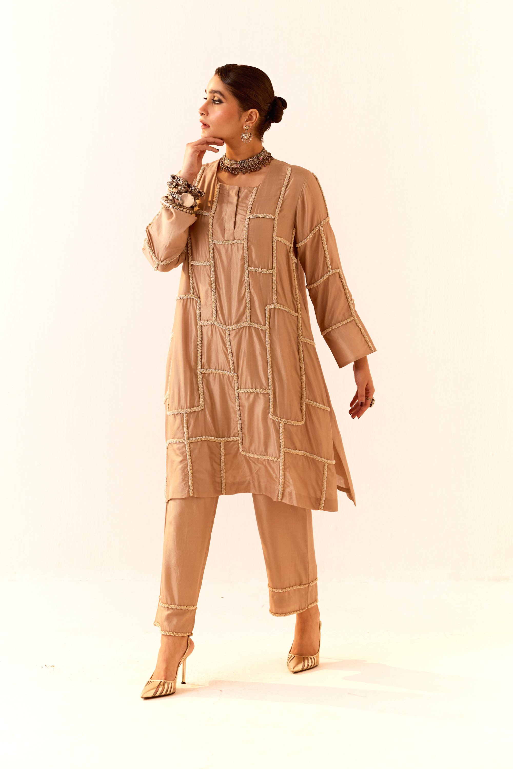 Soft Beige Kurta Set