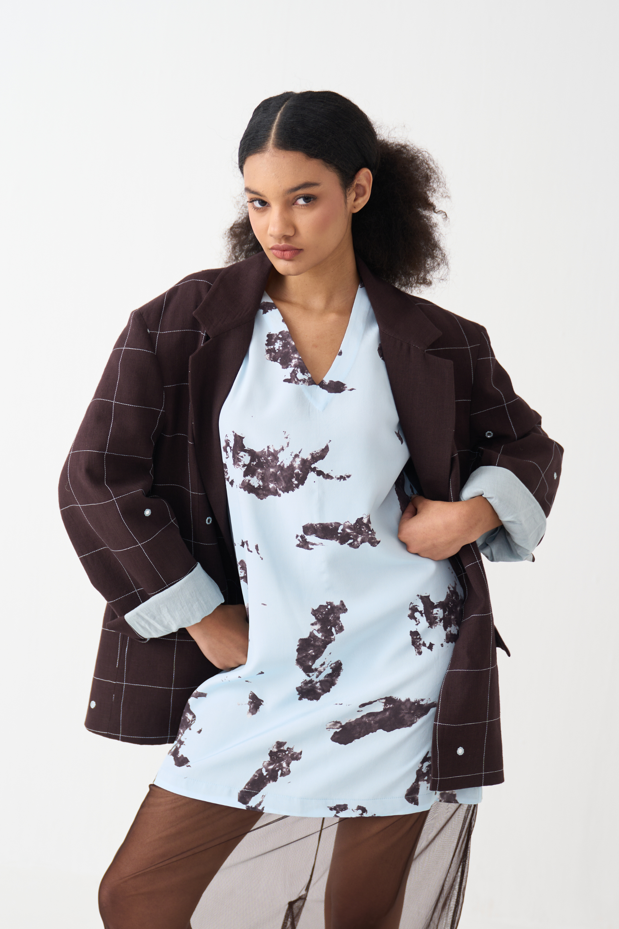 Mirror Emb. Jacket Co-ord (set Of 2)