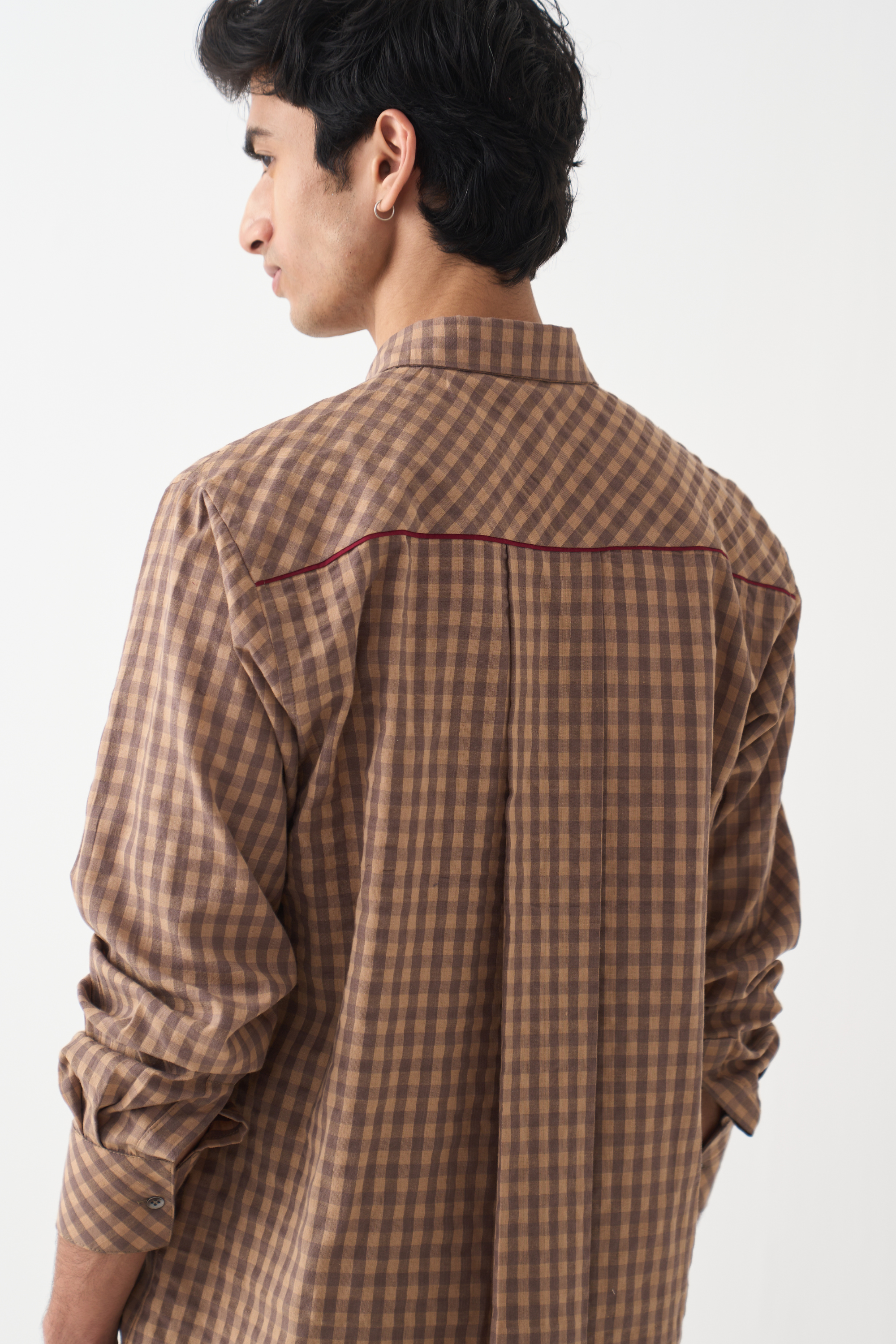 Piping Detail Shirt Co-ord