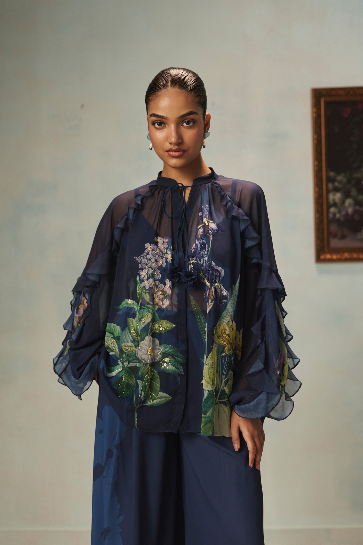 Veinna Indigo Haze Top And Pants