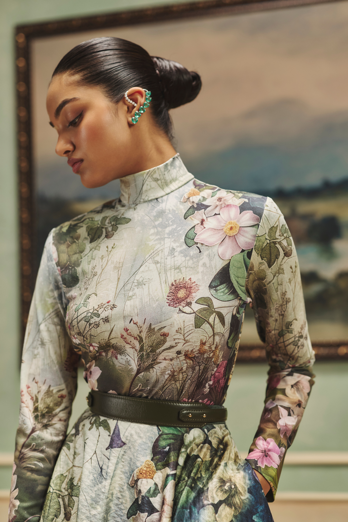 Veinna Evermoss Top And Skirt