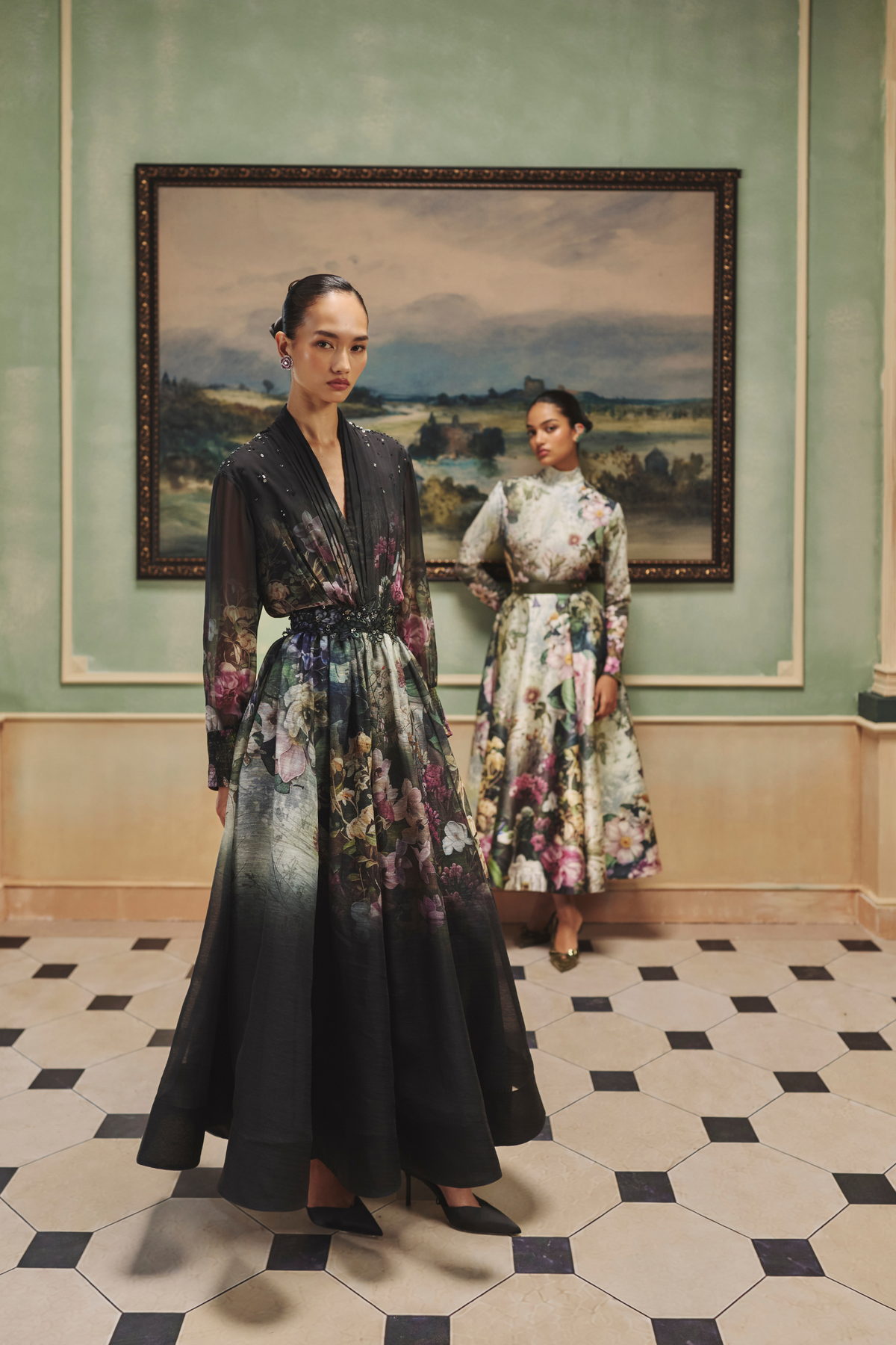 Veinna Evermoss Top And Skirt