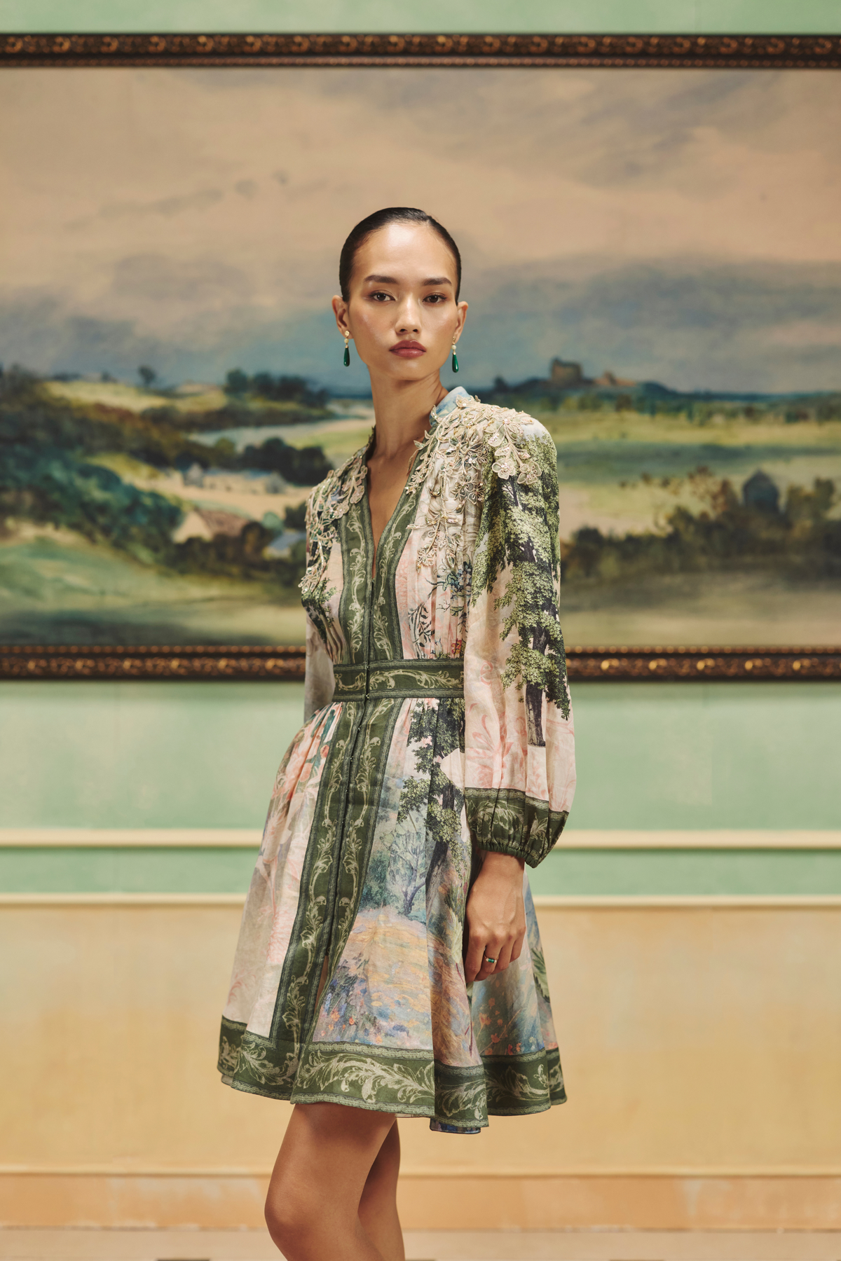Veinna Foxglove Dress