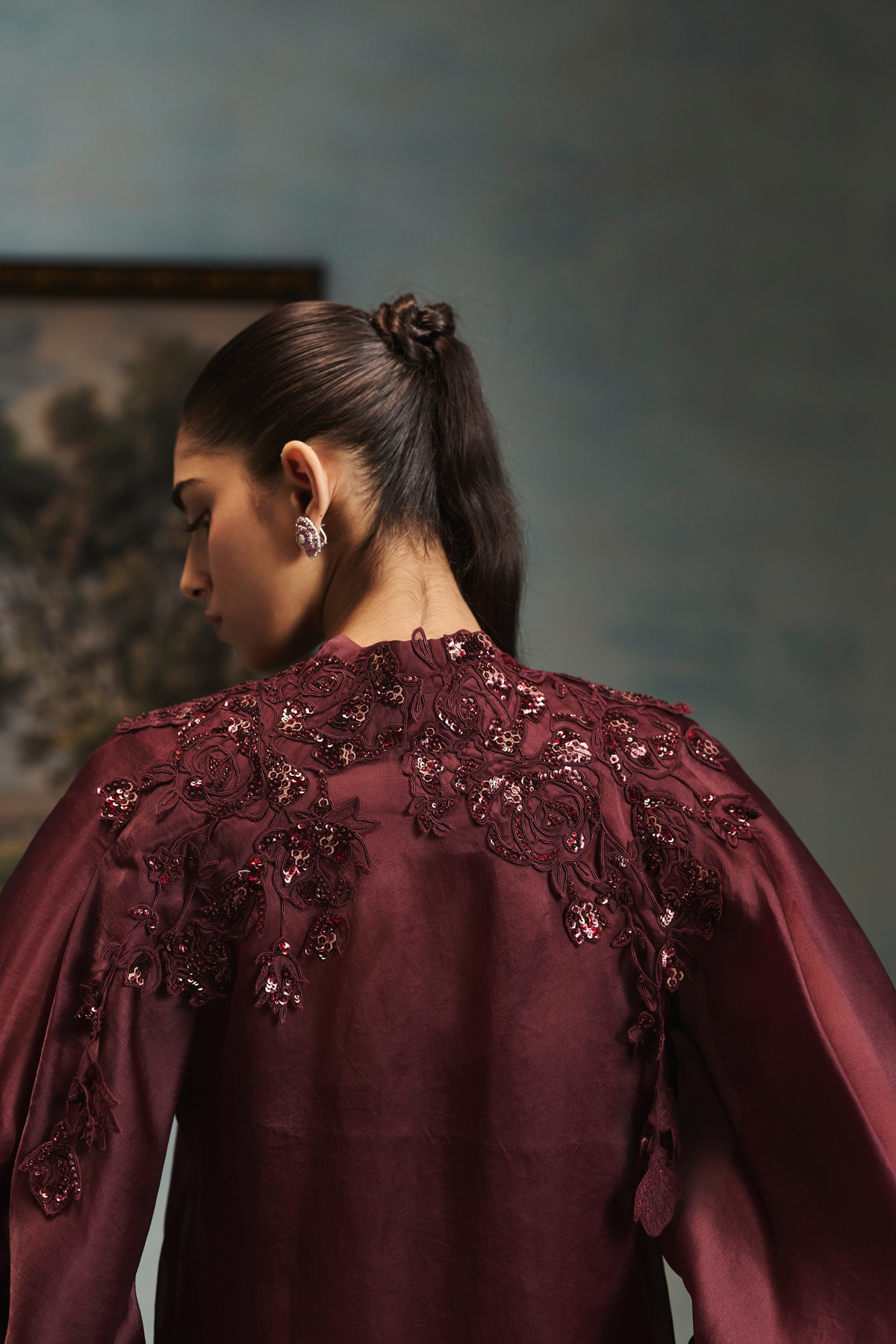 Veinna Mulberry Dress