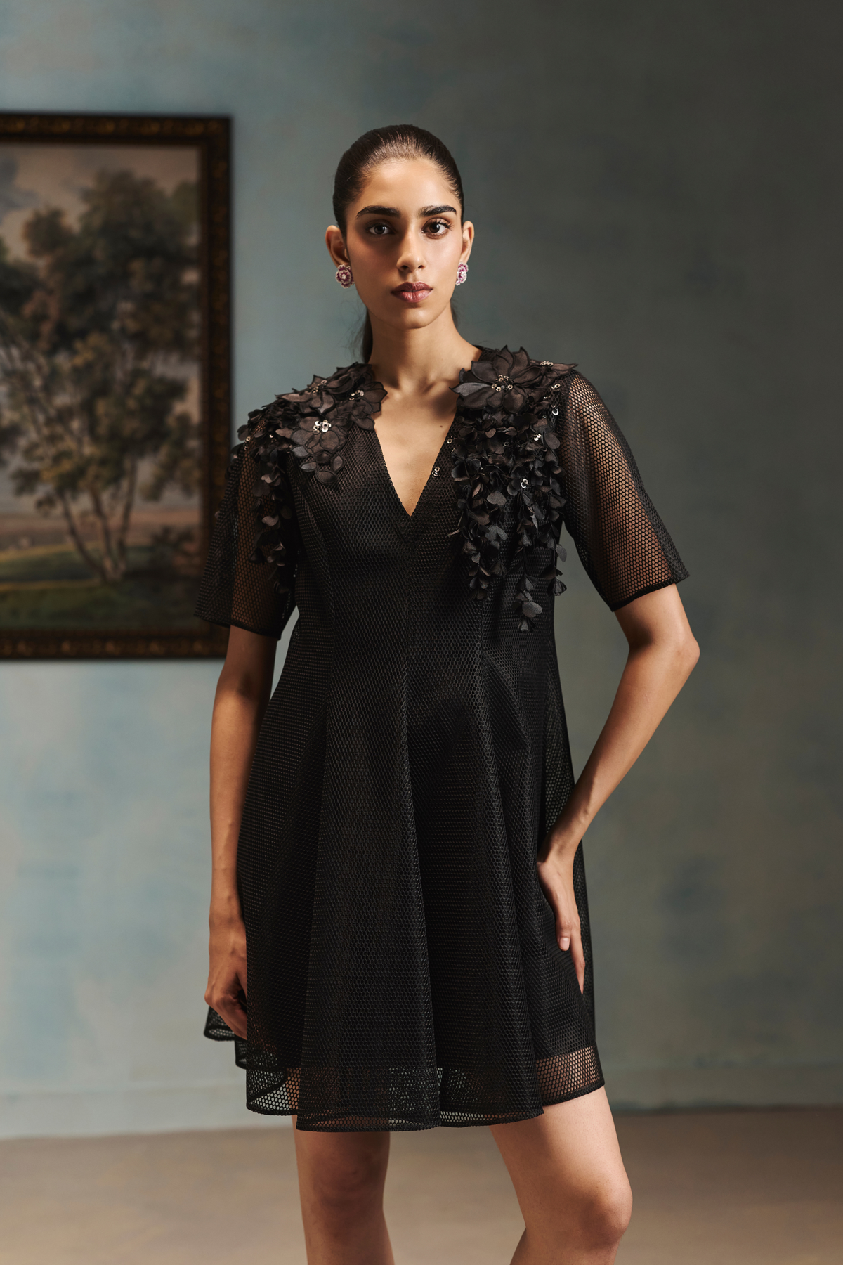 Veinna Raven Mist Dress