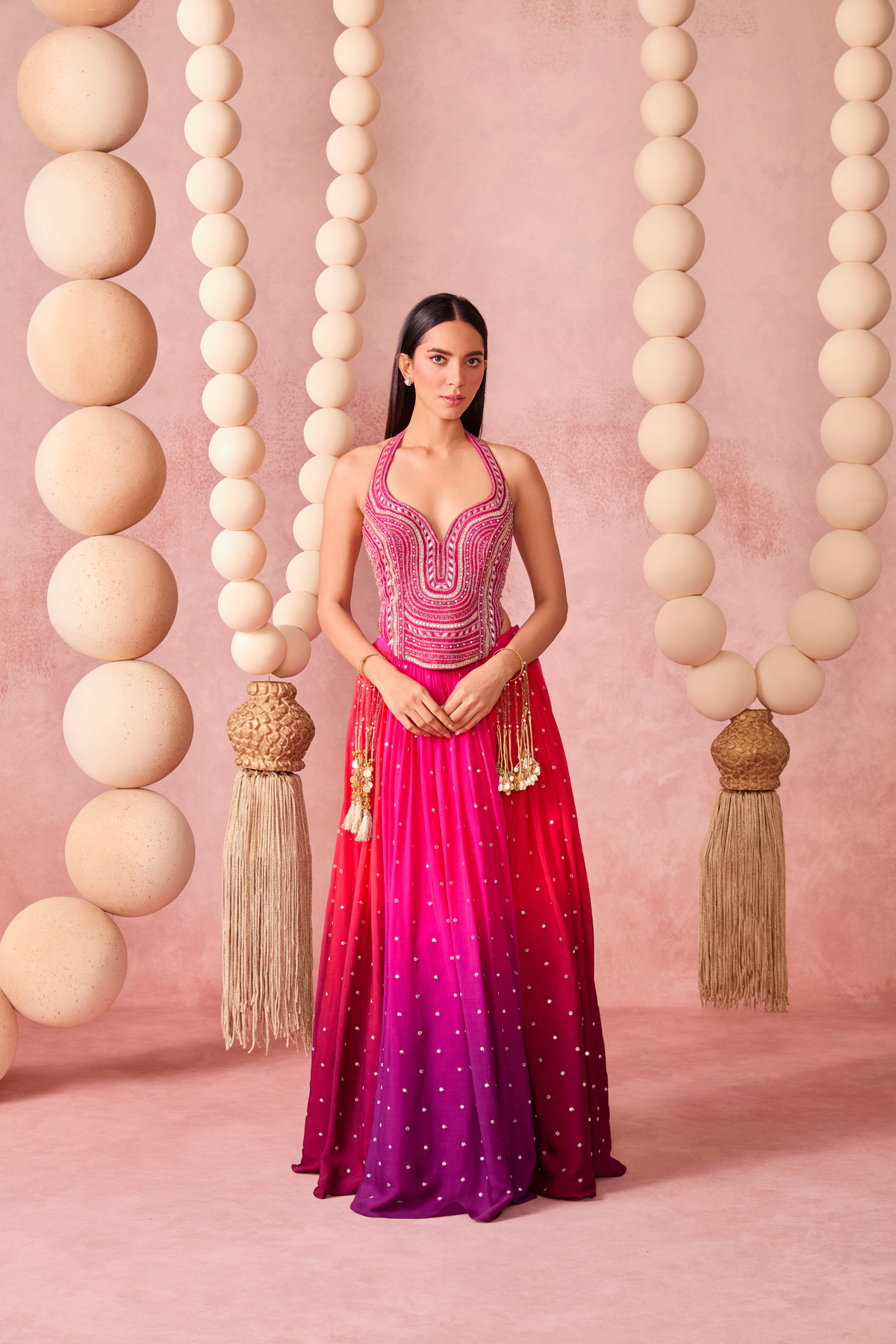 Jugnu Ombre Lehenga