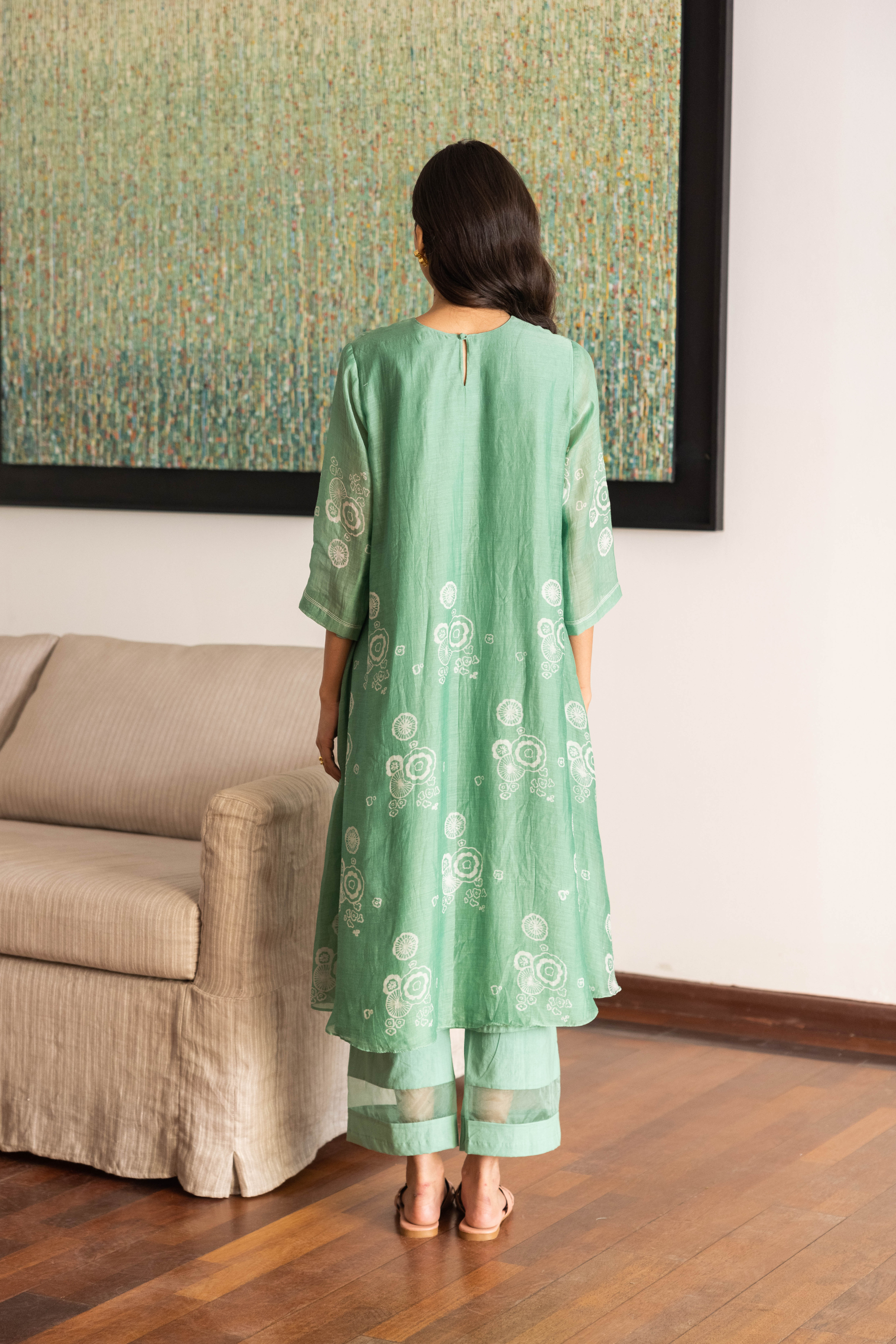 Mint Floral Co-ord Set