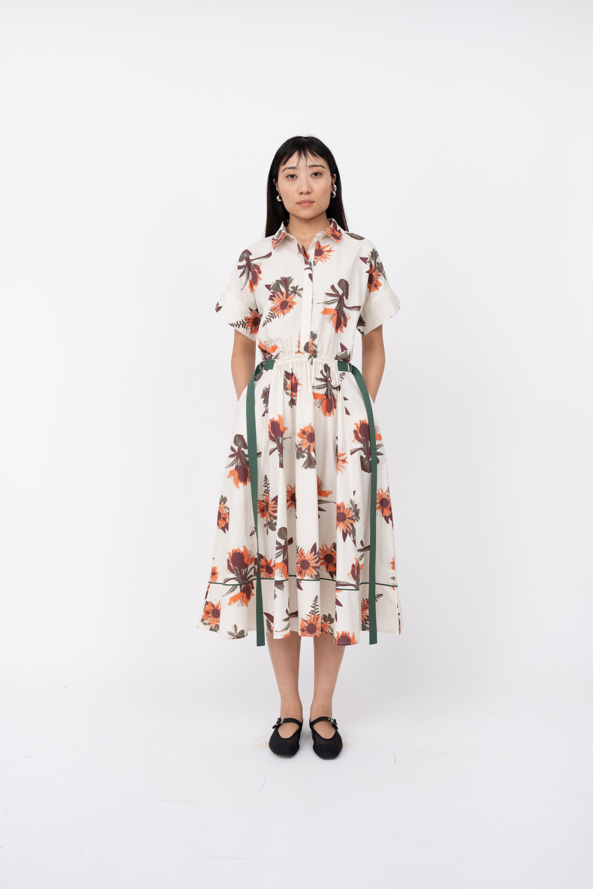 Bouquet Print Tong Dress