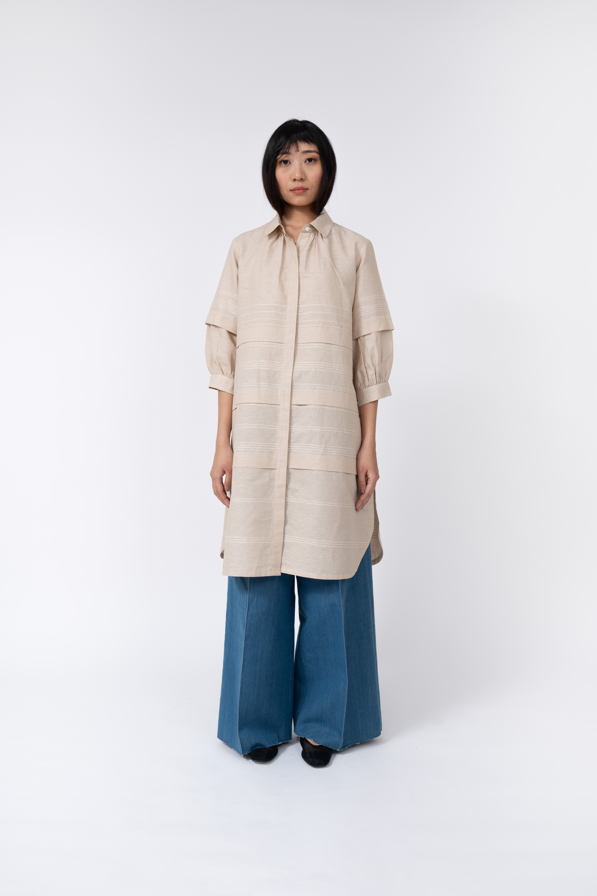 Pleated Fence Shirt