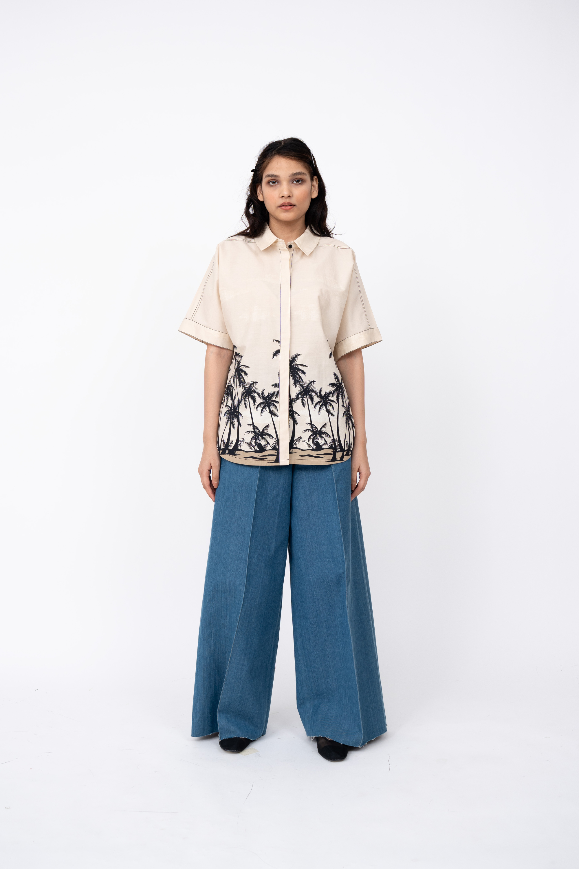 Dawn Print Shell Shirt