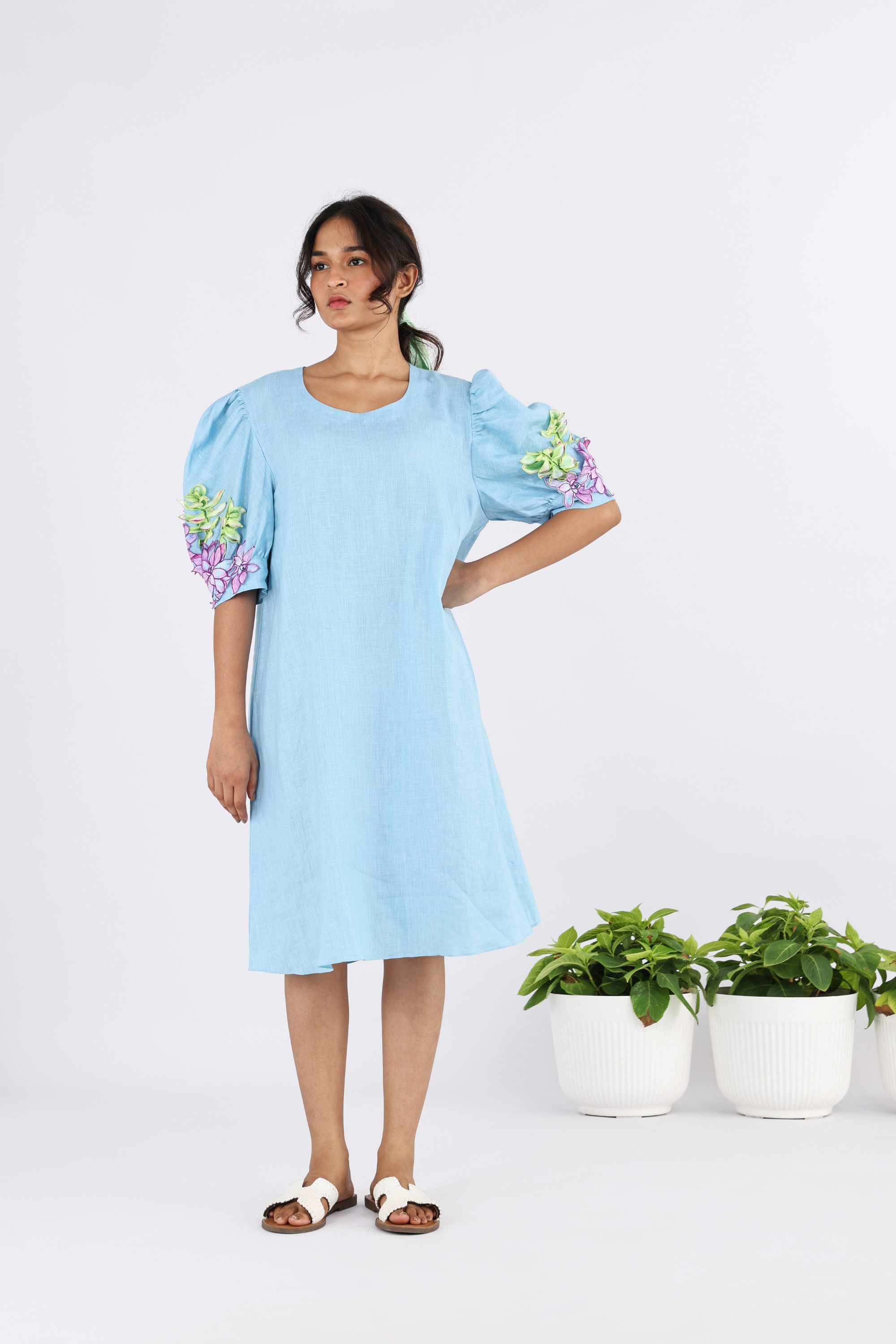 The Plimeria Emb Dress